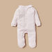 Giggles Studded Sleepsuit with Ruffled Collar and Bow Applique Detail-Sleepsuits-thumbnailMobile-2