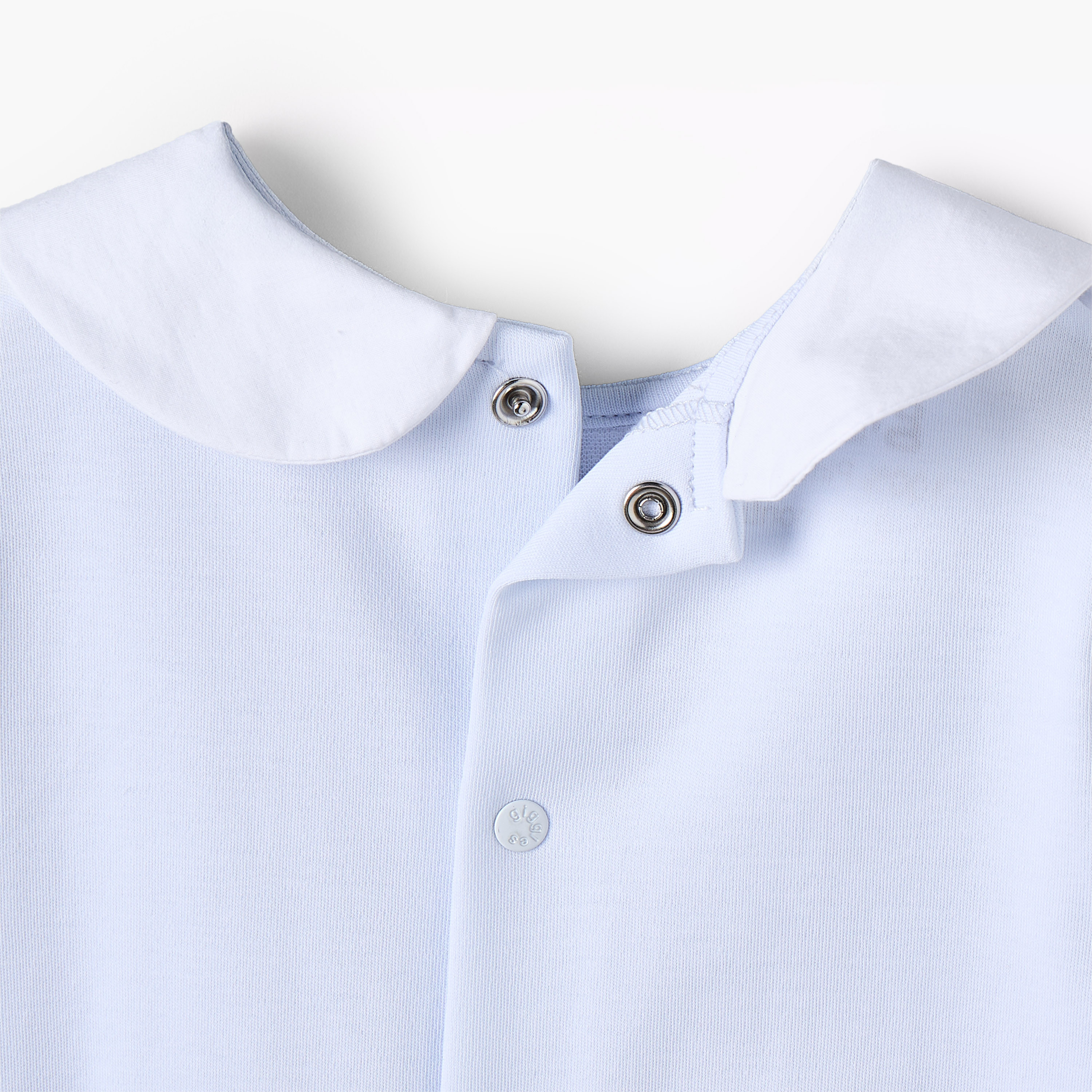 Giggles Peter Pan Collar Long Sleeves Sleepsuit with Button Closure-baby-boys-clothing-nightwear-sleepsuits-image-4