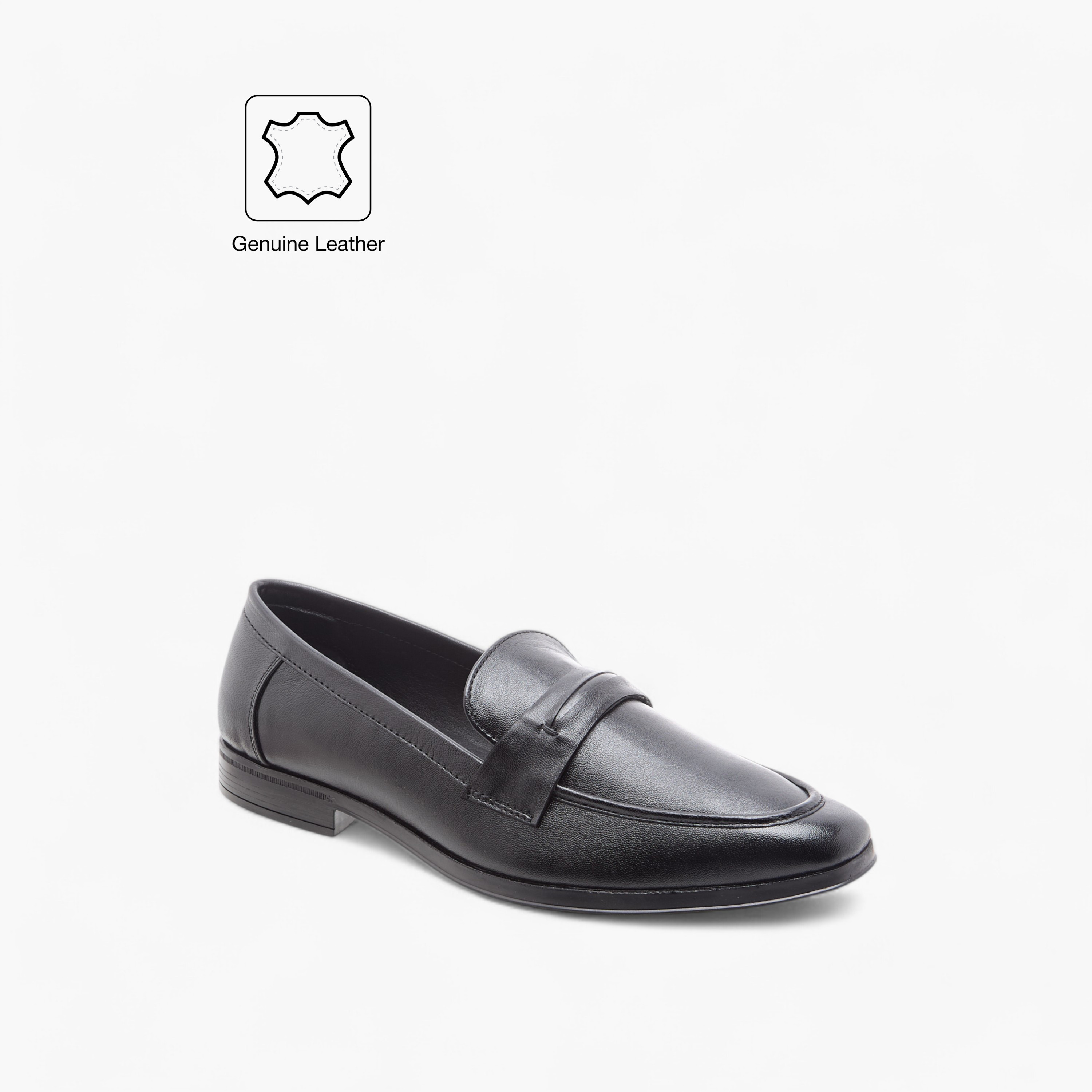 Duchini Men's Leather Slip-On Loafers with Cutout Detail-men-shoes-formalshoes-image-2