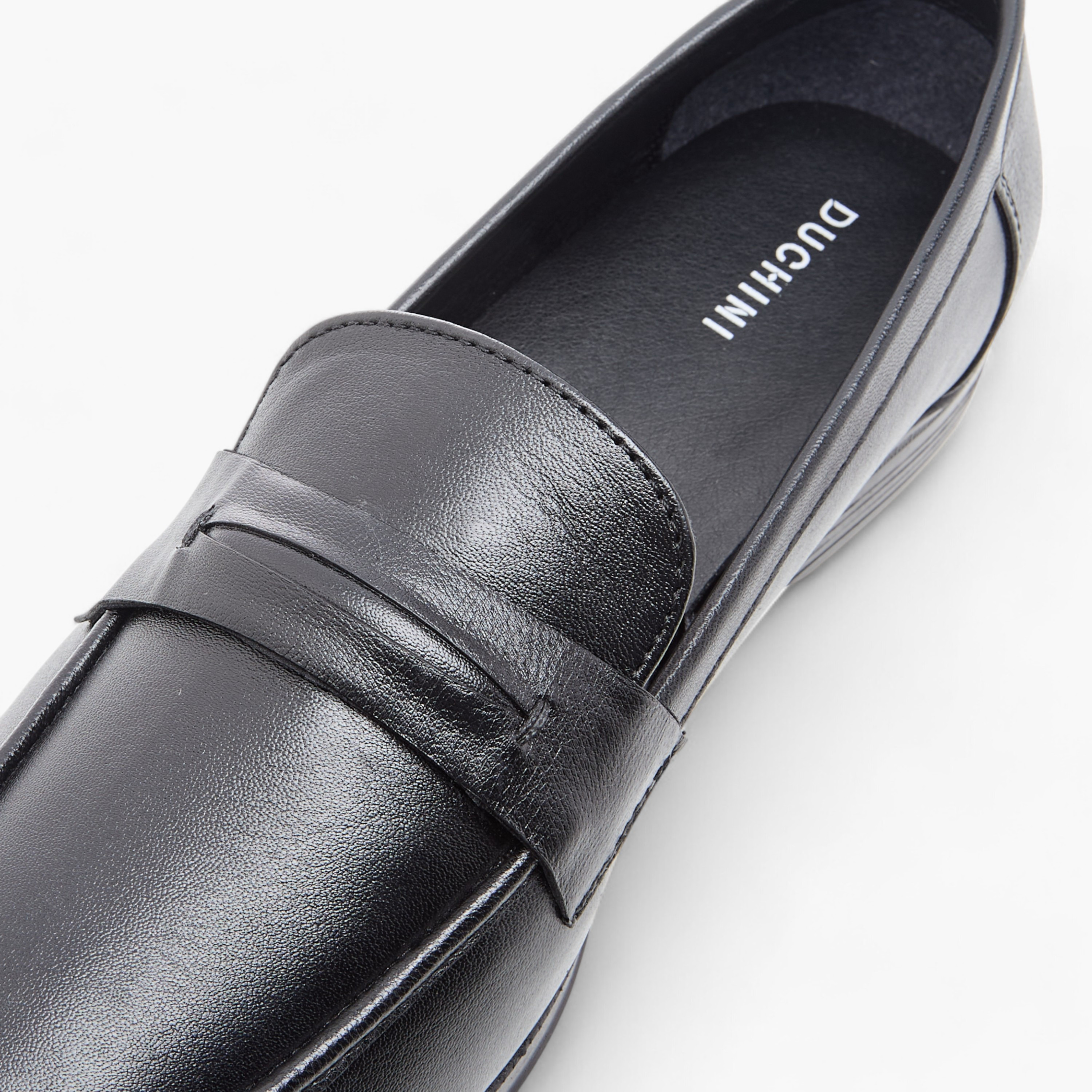 Duchini Men's Leather Slip-On Loafers with Cutout Detail-men-shoes-formalshoes-image-4
