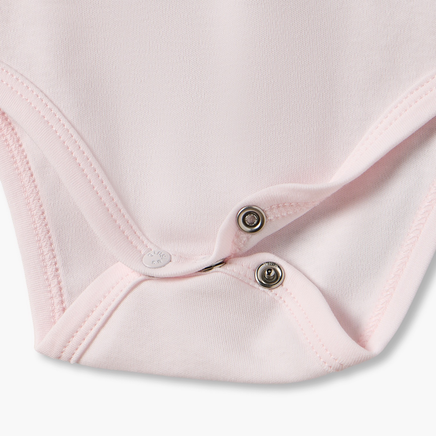 طقم بودي قطني بأكمام قصيرة وياقة مستديرة مع حواف دانتيل من جيجلز - قطعتين-baby-girls-clothing-bodysuits-image-7