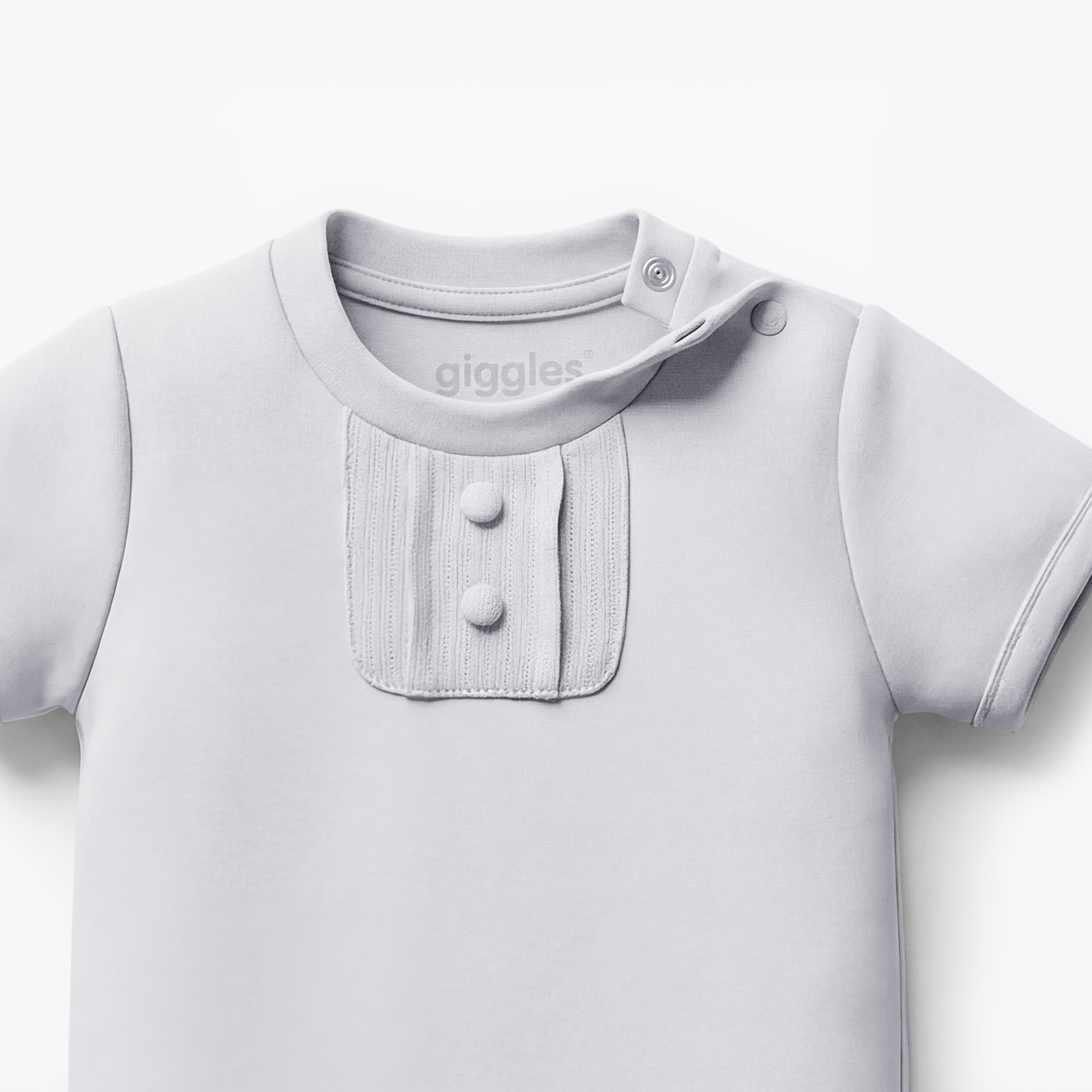 Pack of 2 Giggles Round Neck Short Sleeve Bodysuit with Snap Button Closure-baby-boys-clothing-bodysuits-image-4