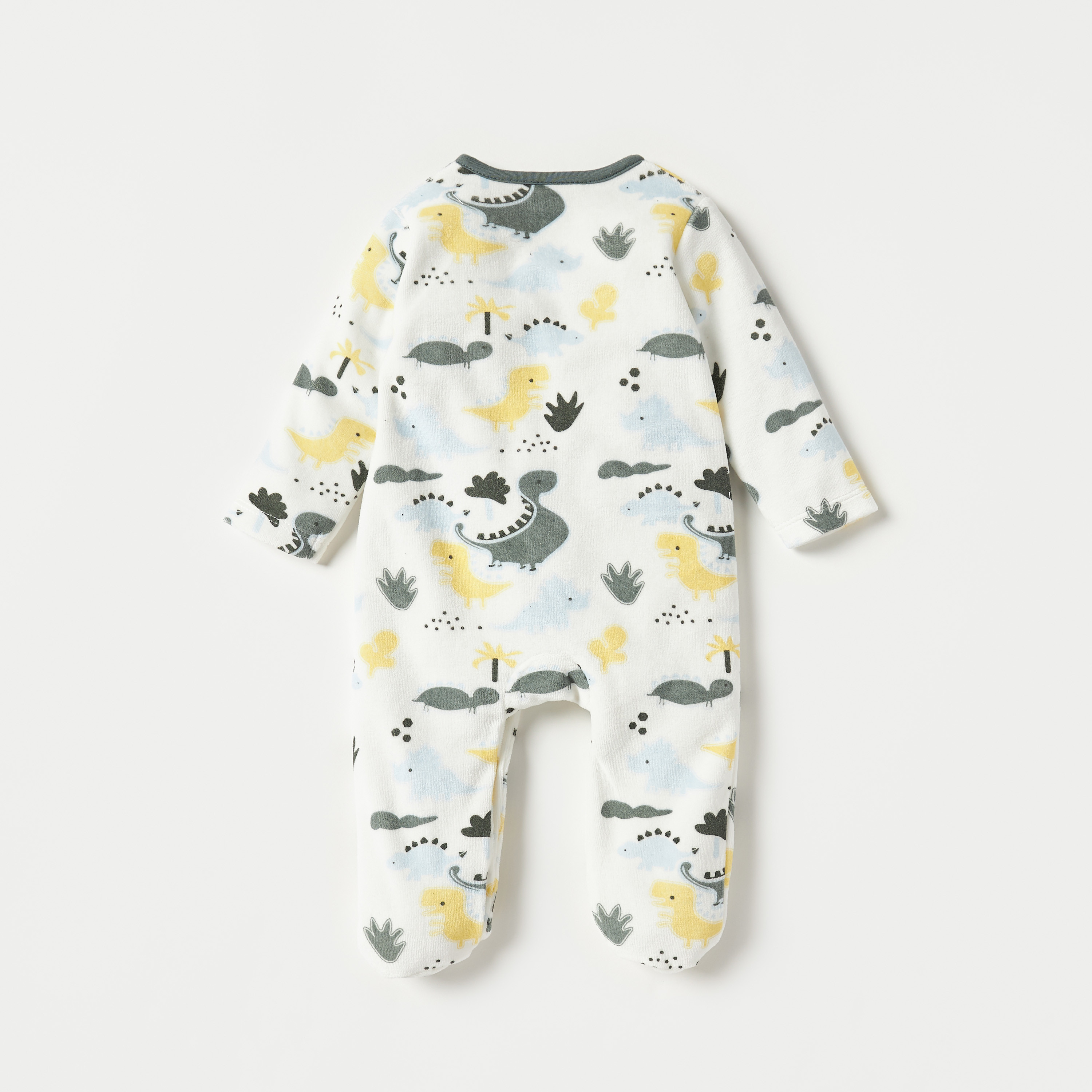 بدلة نوم بأكمام طويلة وطبعات ديناصور من جونيورز-baby-boys-clothing-nightwear-sleepsuits-image-3