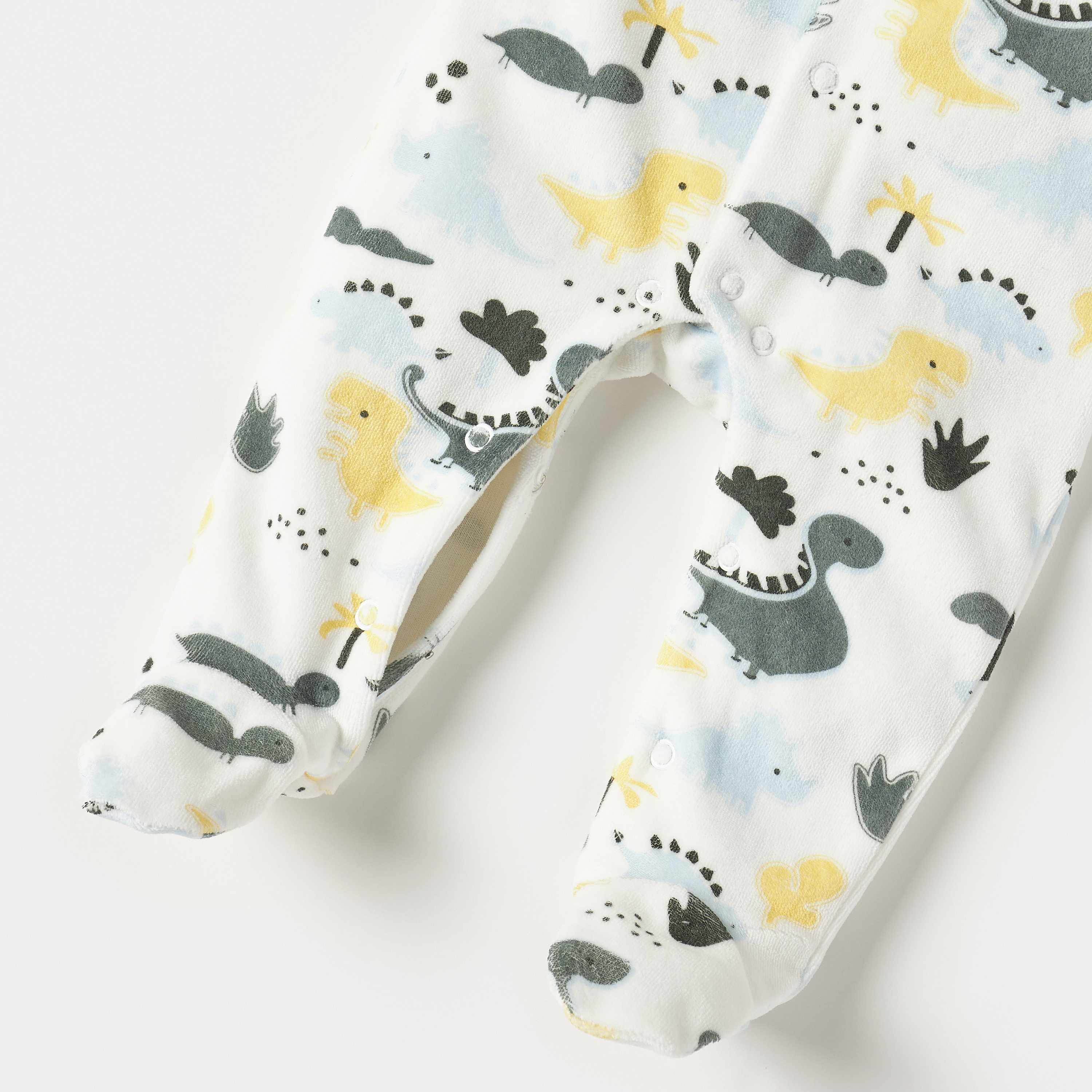 بدلة نوم بأكمام طويلة وطبعات ديناصور من جونيورز-baby-boys-clothing-nightwear-sleepsuits-image-4