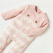 Giggles Printed Sleepsuit with Cat Embroidery Detail-Sleepsuits-thumbnail-1