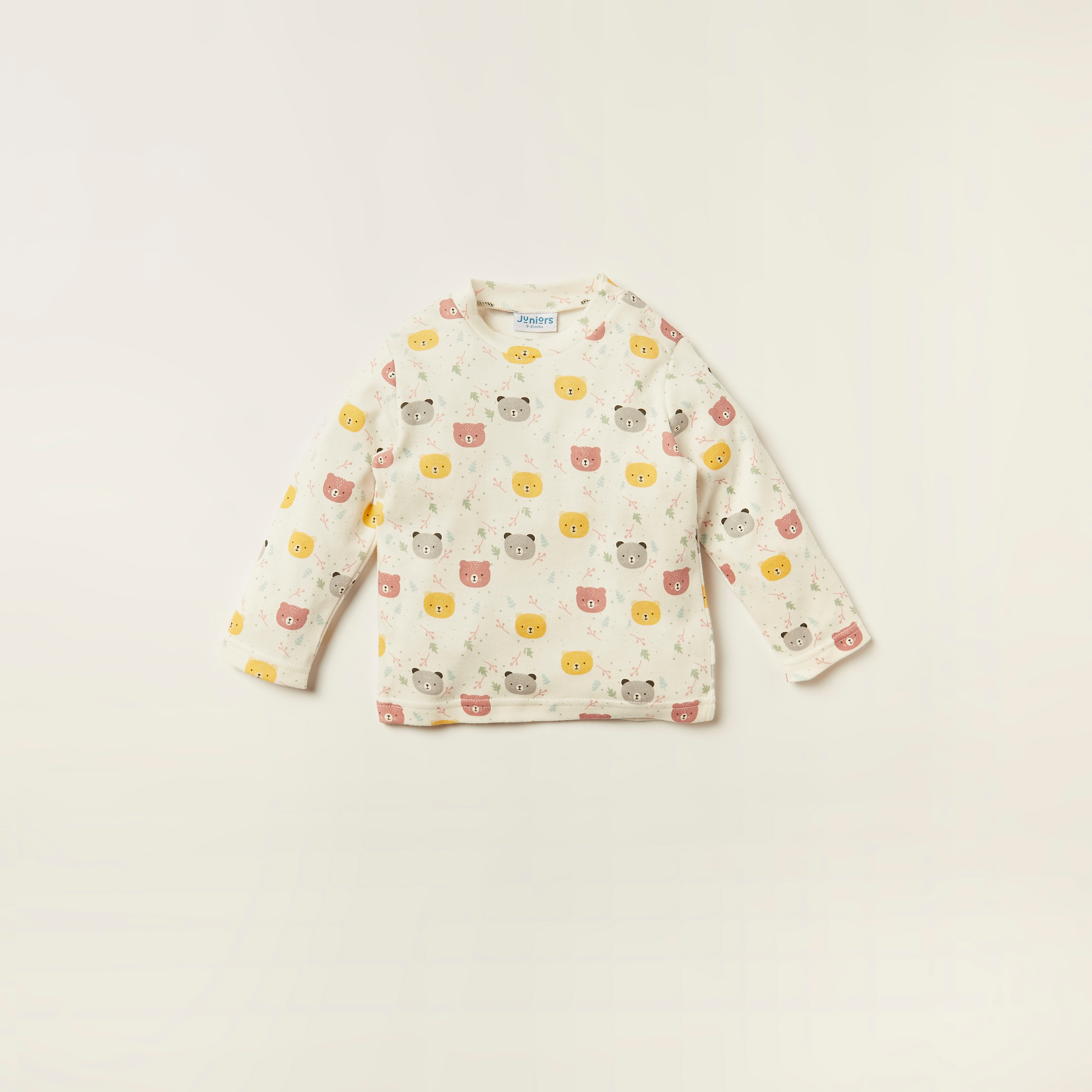 طقم دنغري وتيشيرت بطبعات من جونيورز-baby-boys-clothing-setsandcoords-image-2