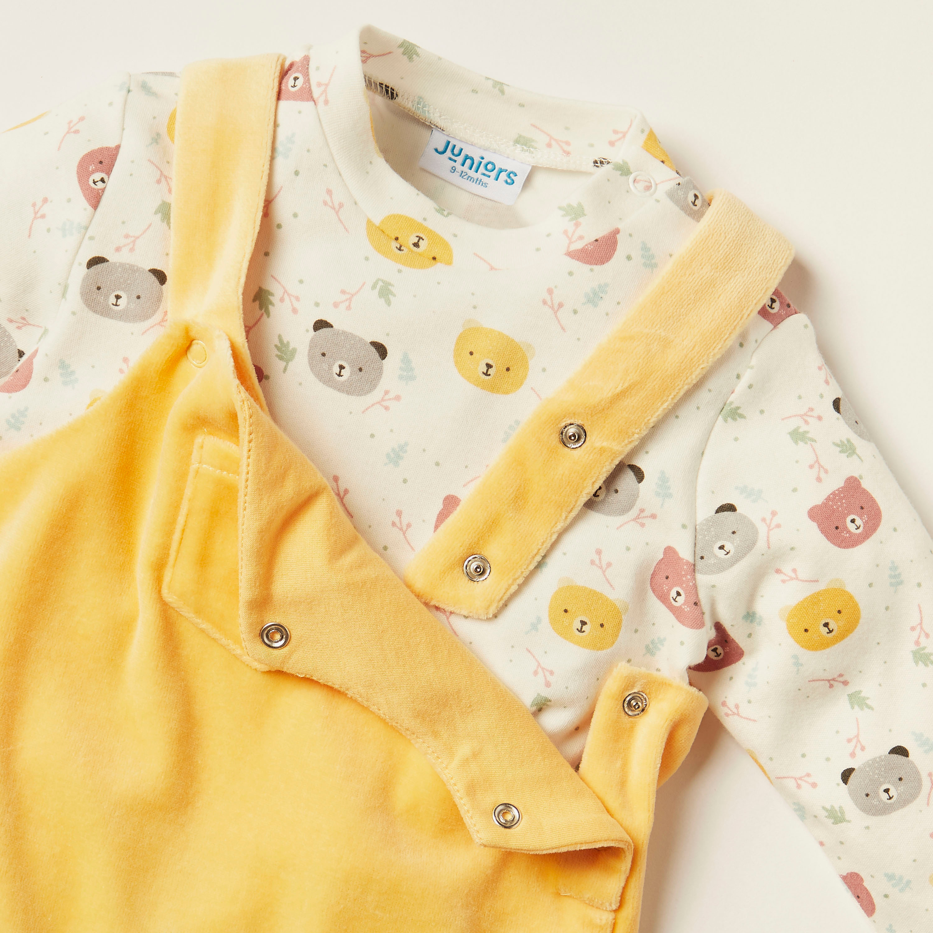 طقم دنغري وتيشيرت بطبعات من جونيورز-baby-boys-clothing-setsandcoords-image-4