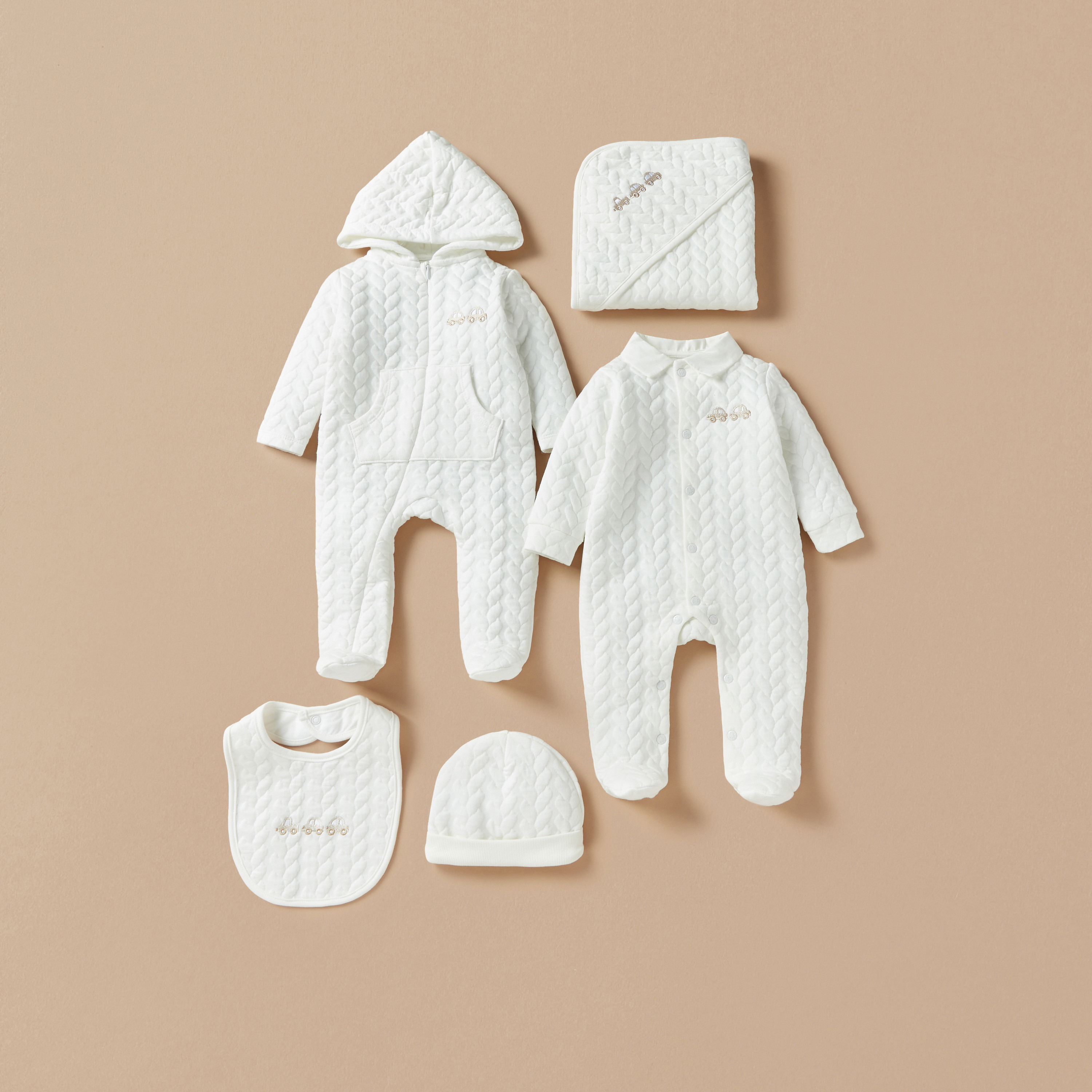 Giggles Textured Bib with Button Closure-baby-feeding-bibs-image-5
