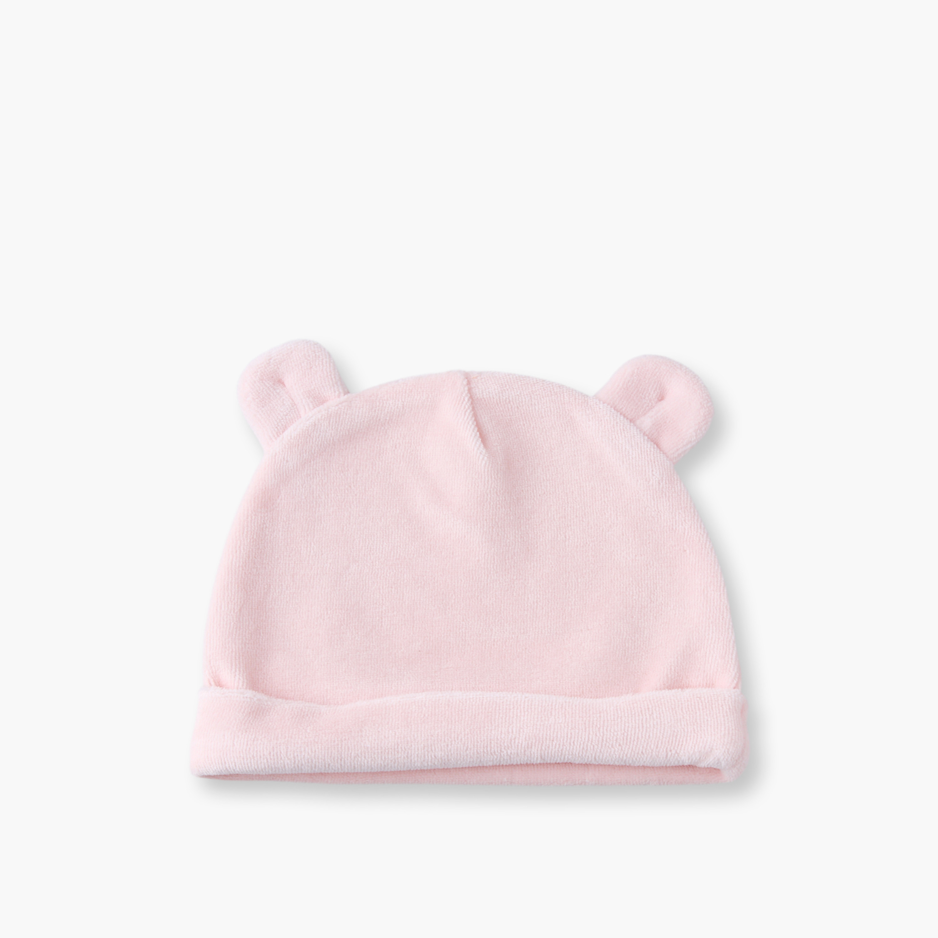 طقم قبعات بتفاصيل أذن ثلاثية الأبعاد من جونيورز - قطعتين-baby-girls-clothing-winterwear-winteraccessories-image-2