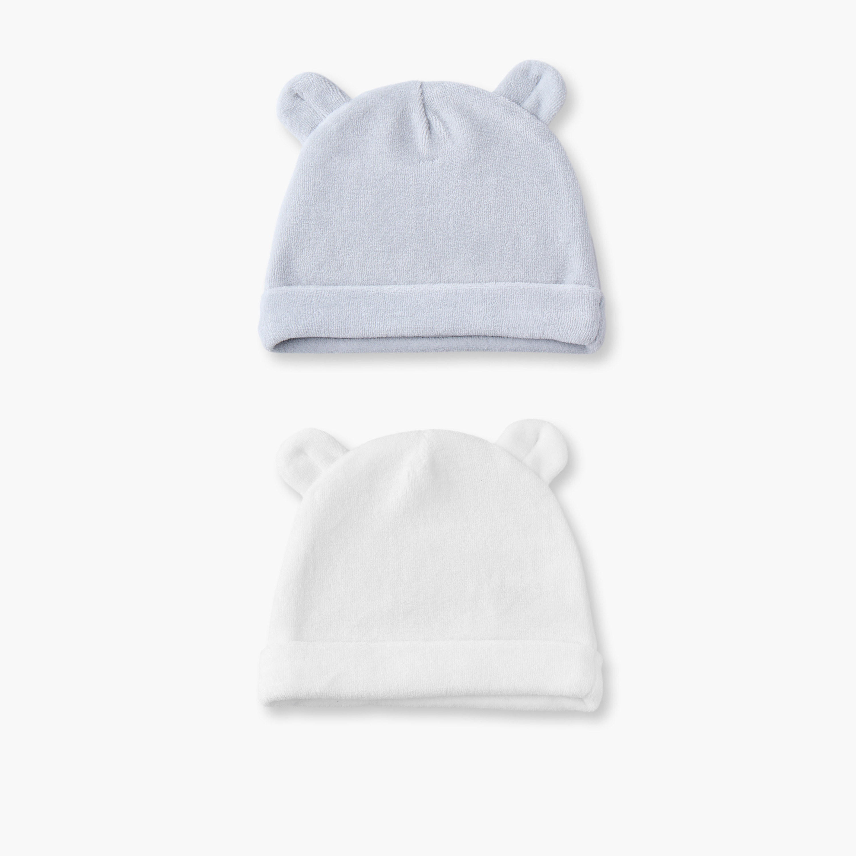 طقم قبعات بتفاصيل أذن ثلاثية الأبعاد من جونيورز - قطعتين-baby-boys-accessories-caps-image-1