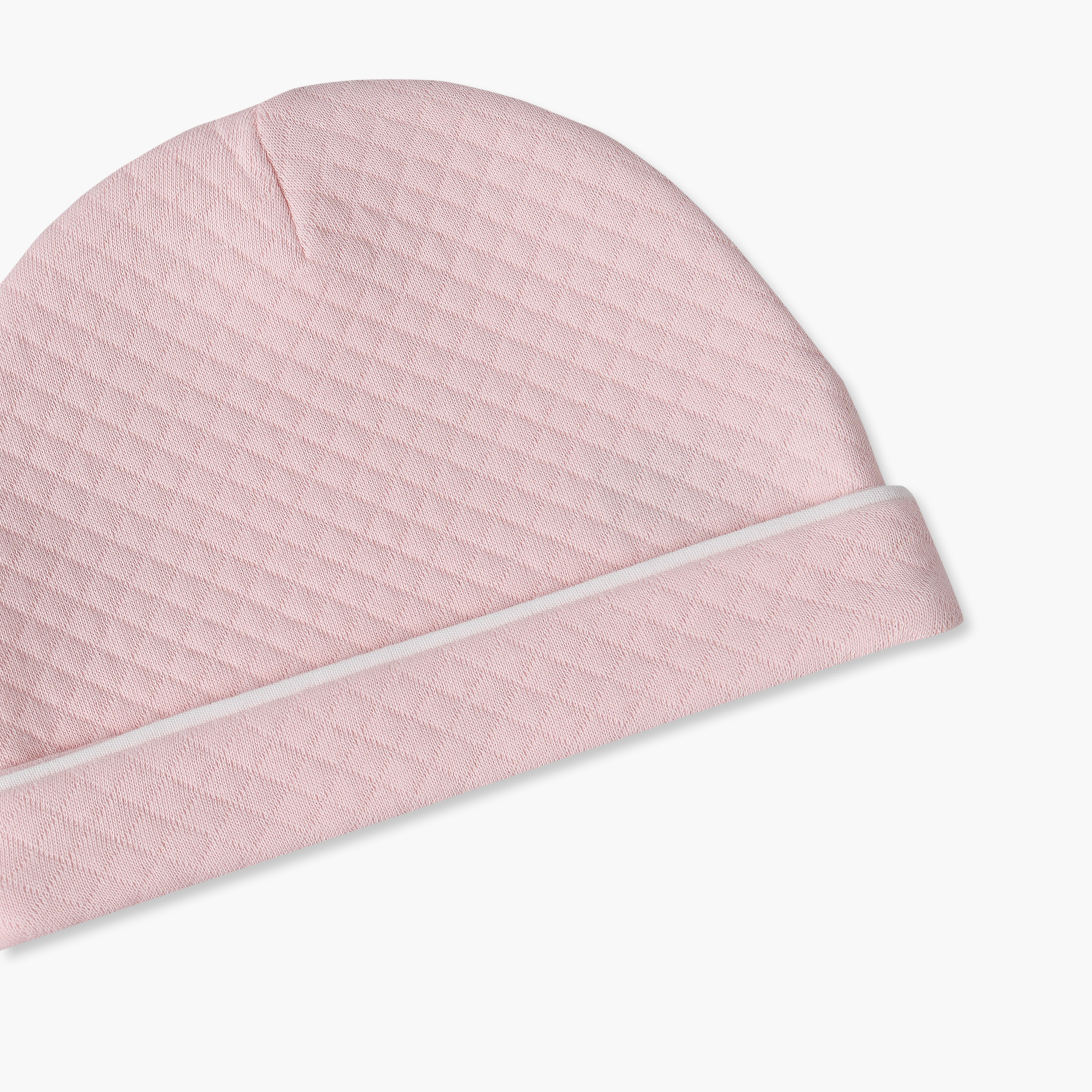 Giggles Quilted Cap with Booties-baby-girls-accessories-caps-image-7