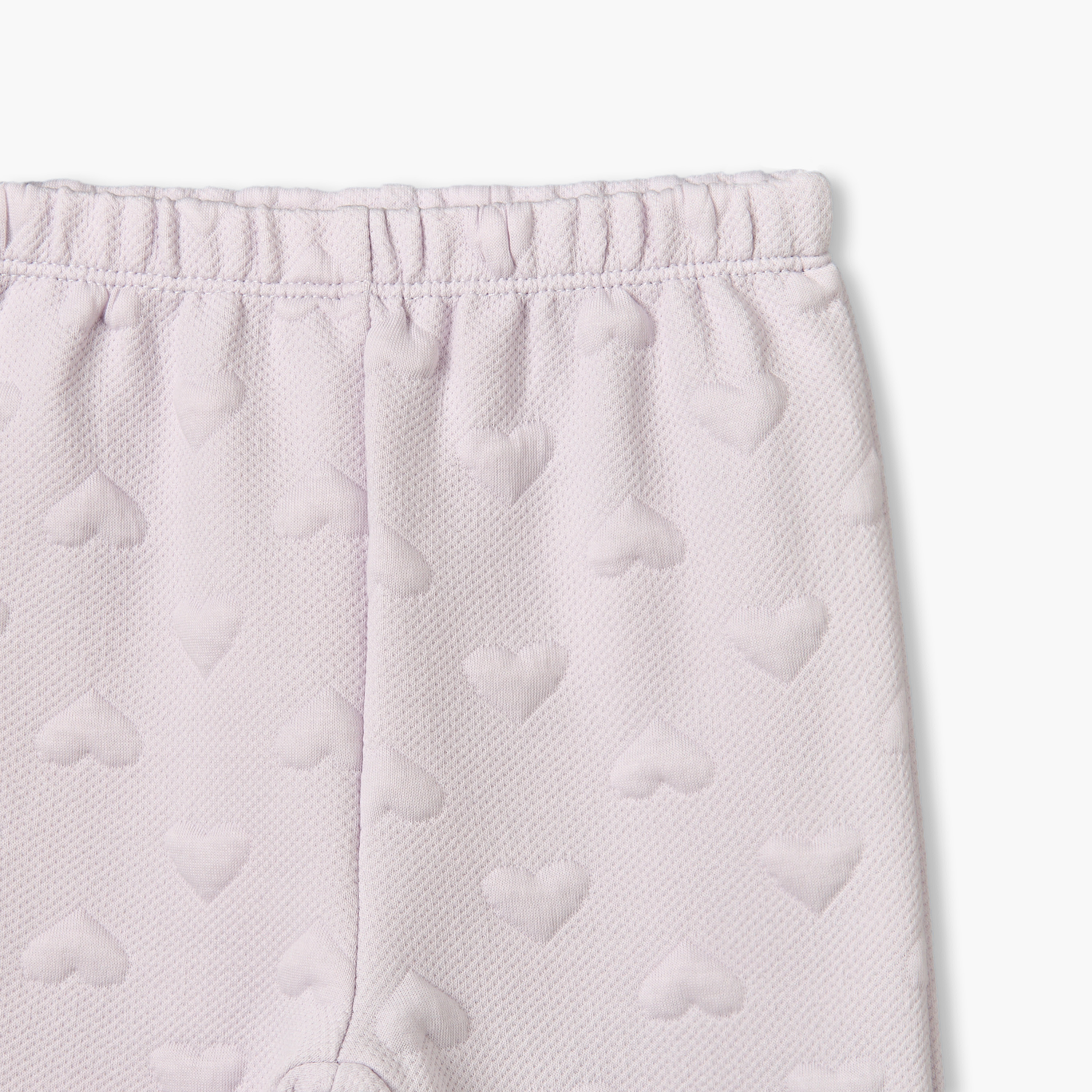طقم بيجاما قطن بنقوش قلب بارزة وياقة ضيقة وأكمام طويلة من جونيورز-baby-girls-clothing-nightwear-pyjamasets-image-8