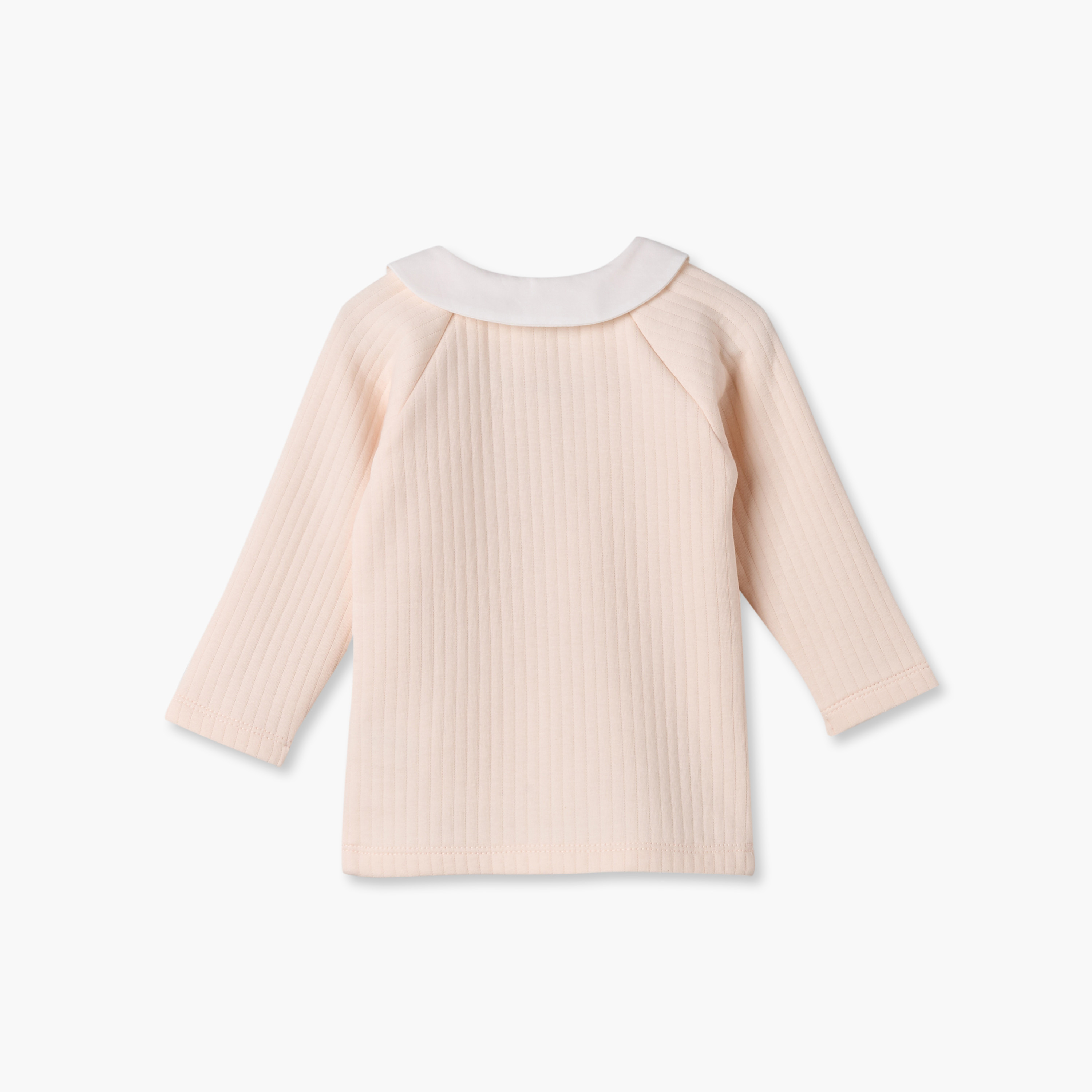 Giggles Collared Long Sleeves Pyjama Set with Ribbed Texture-baby-boys-clothing-nightwear-pyjamasets-image-5