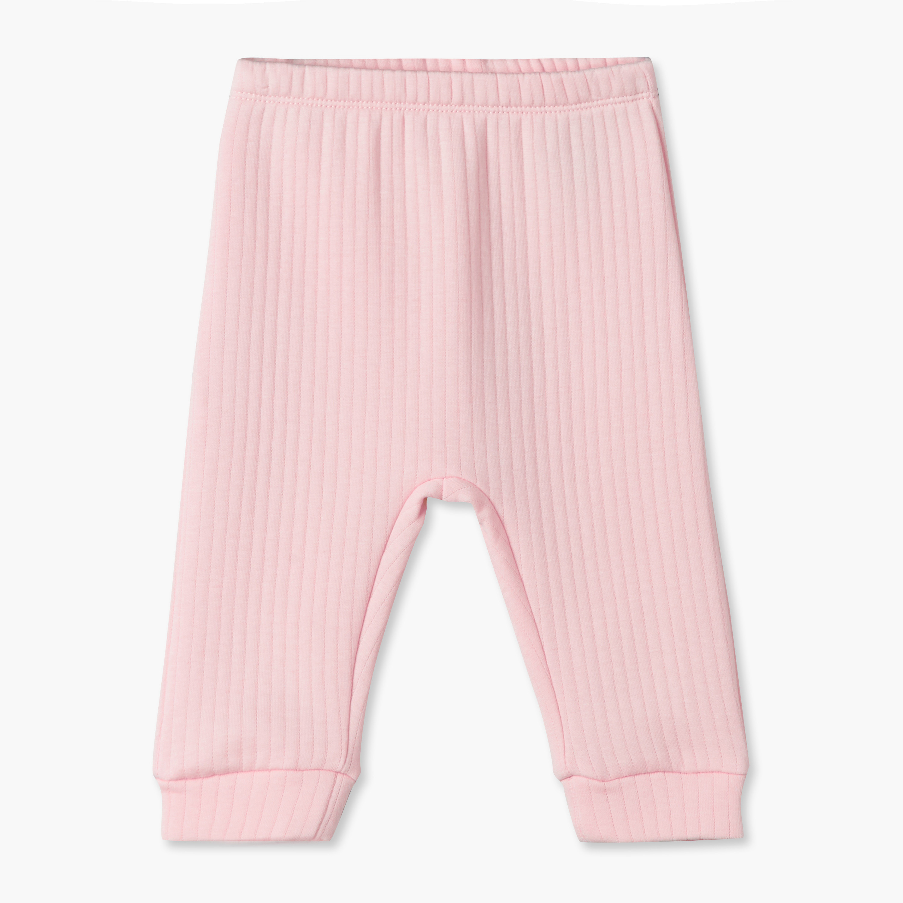Giggles Collared Long Sleeves Pyjama Set with Ribbed Texture-baby-girls-clothing-nightwear-pyjamasets-image-4