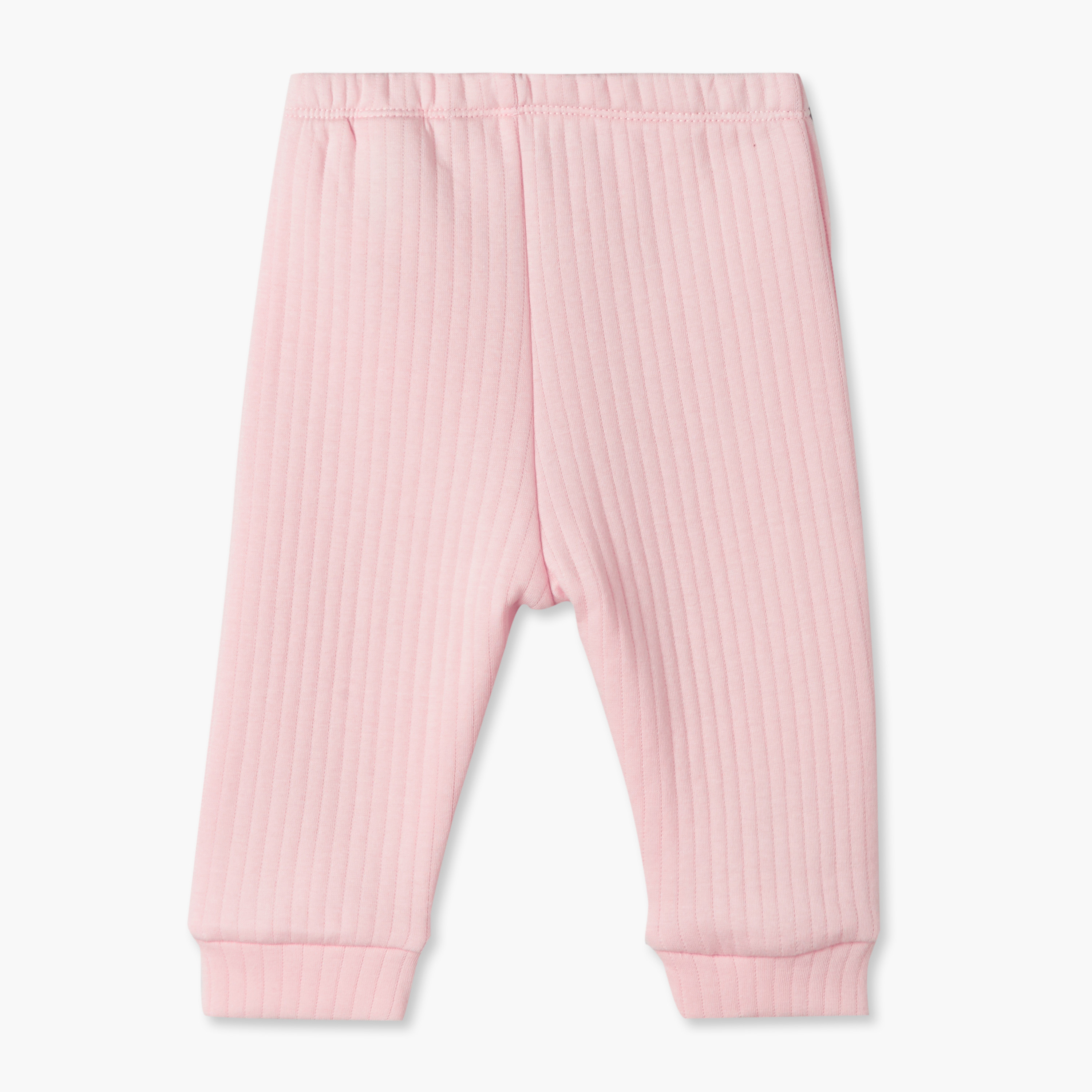 Giggles Collared Long Sleeves Pyjama Set with Ribbed Texture-baby-girls-clothing-nightwear-pyjamasets-image-6
