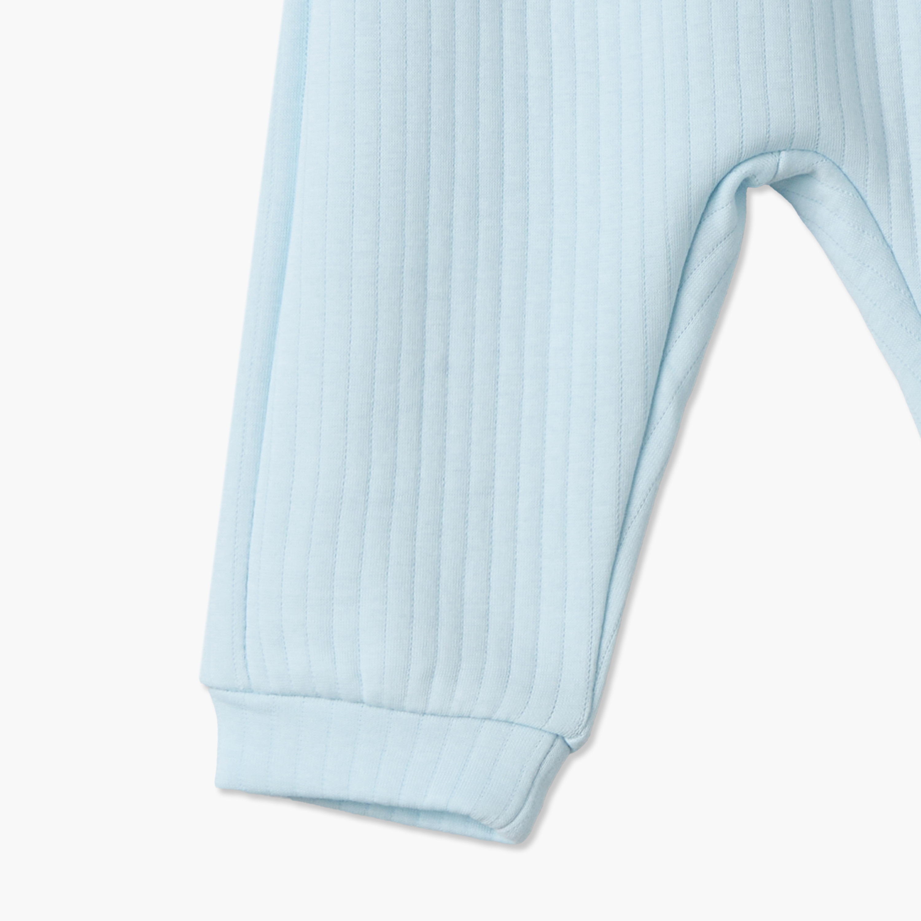 Giggles Collared Long Sleeves Pyjama Set with Ribbed Texture-baby-boys-clothing-nightwear-pyjamasets-image-10