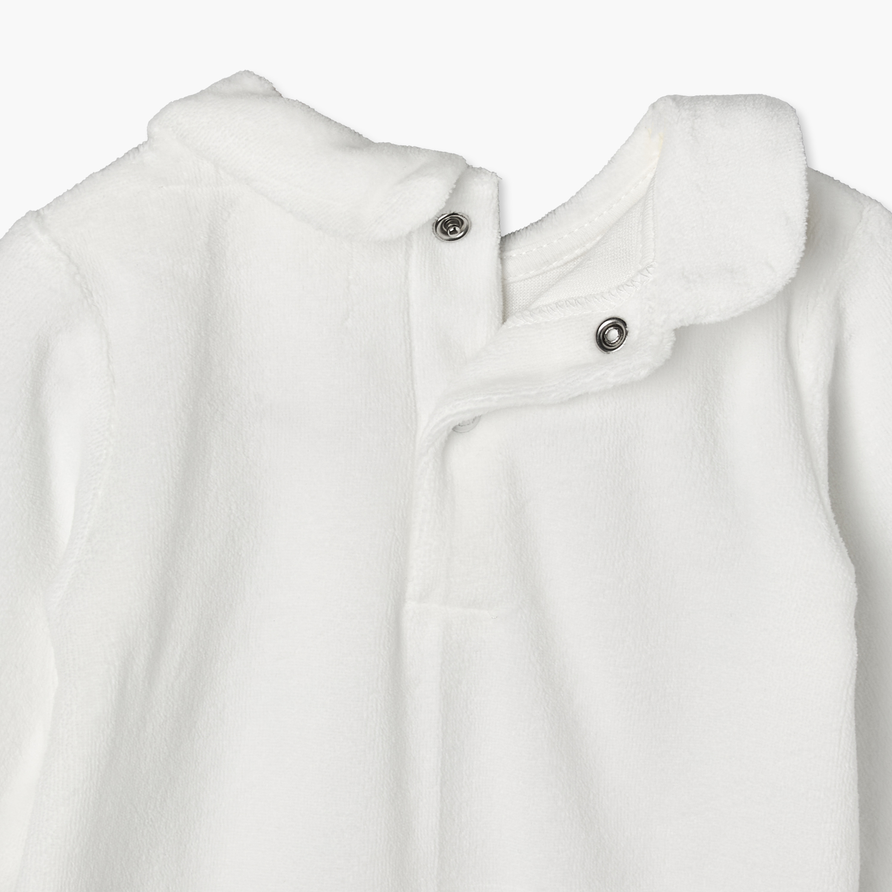 Juniors Peter Pan Collar Long Sleeves Pyjama Set with Cat Embroidery-baby-girls-clothing-nightwear-pyjamasets-image-8