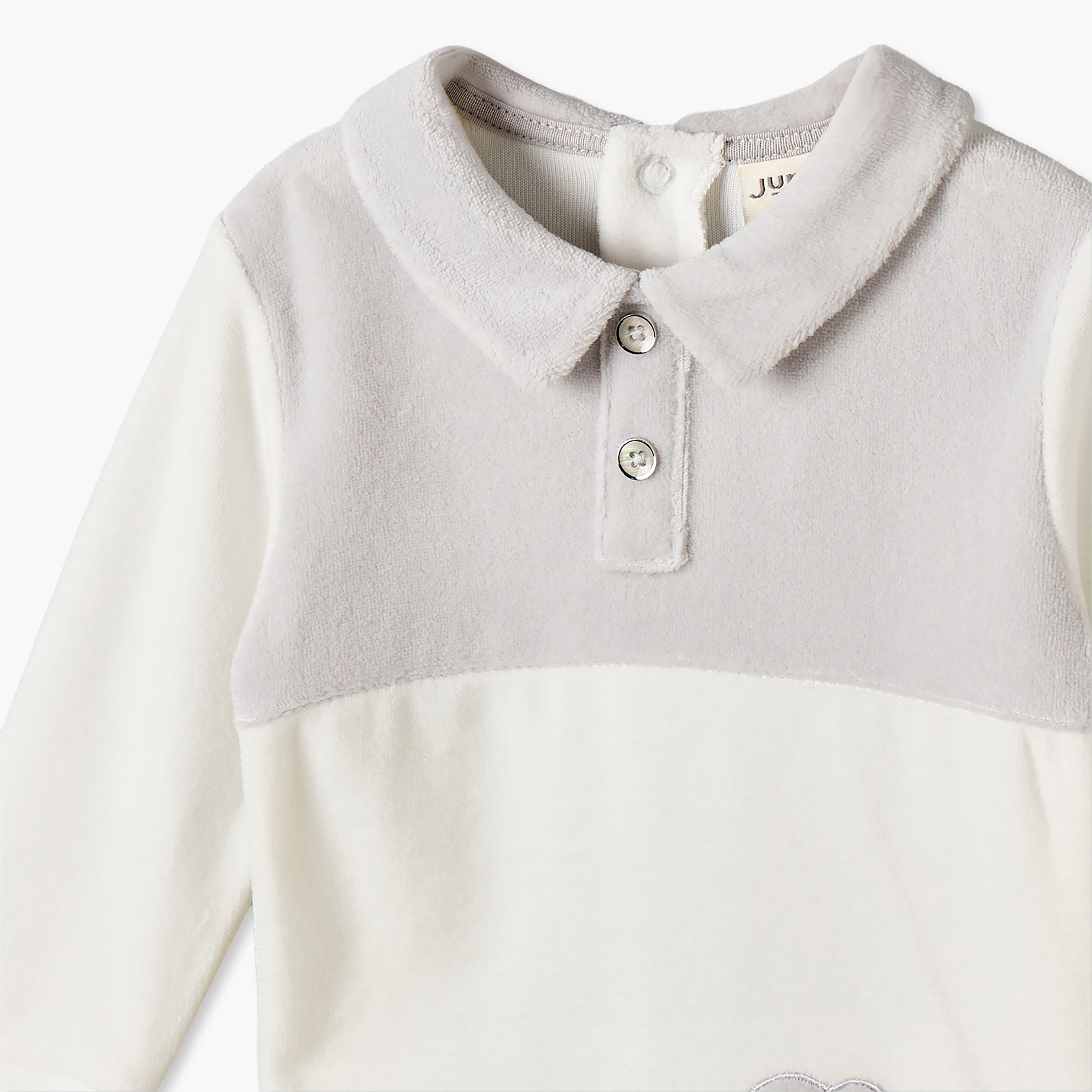 طقم بيجاما بياقة وأكمام طويلة وتصميم كتل ألوان من جونيورز-baby-boys-clothing-nightwear-pyjamasets-image-6
