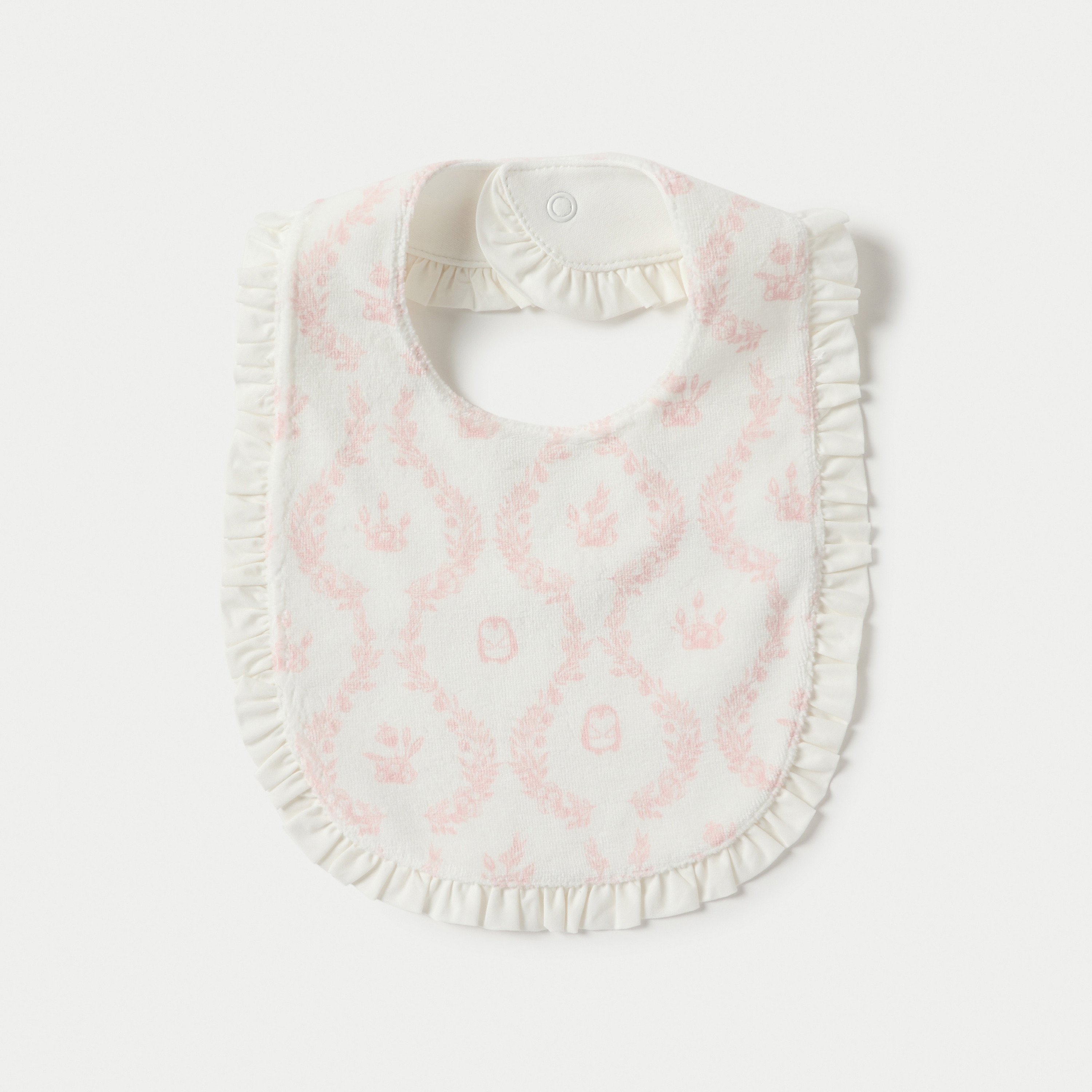 مريلة موسلين بزر إغلاق وطبعات زهور من جيجلز-baby-feeding-bibs-image-3