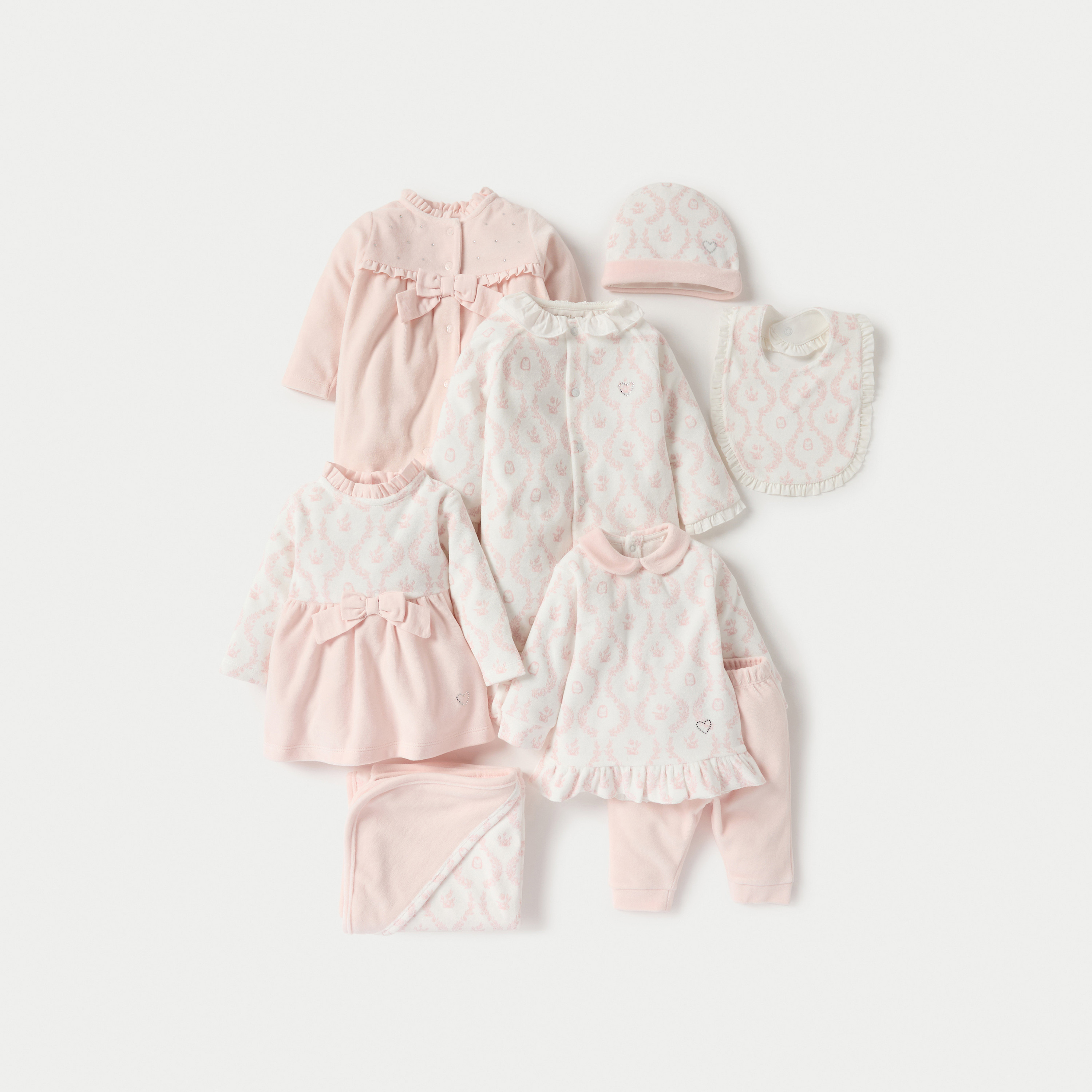 Giggles Floral Print Beanie Cap-promo_babyshop_Buy3for10_UAE230426-image-1