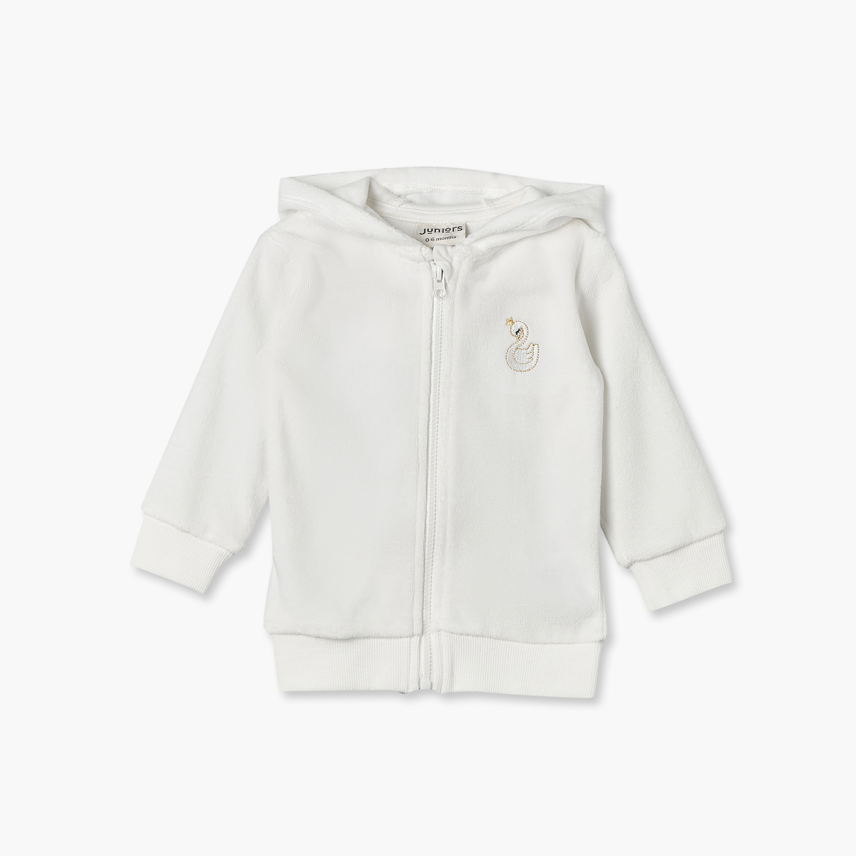 Juniors Hooded Long Sleeves Pyjama Set with Swan Embroidery-baby-boys-clothing-nightwear-pyjamasets-image-3