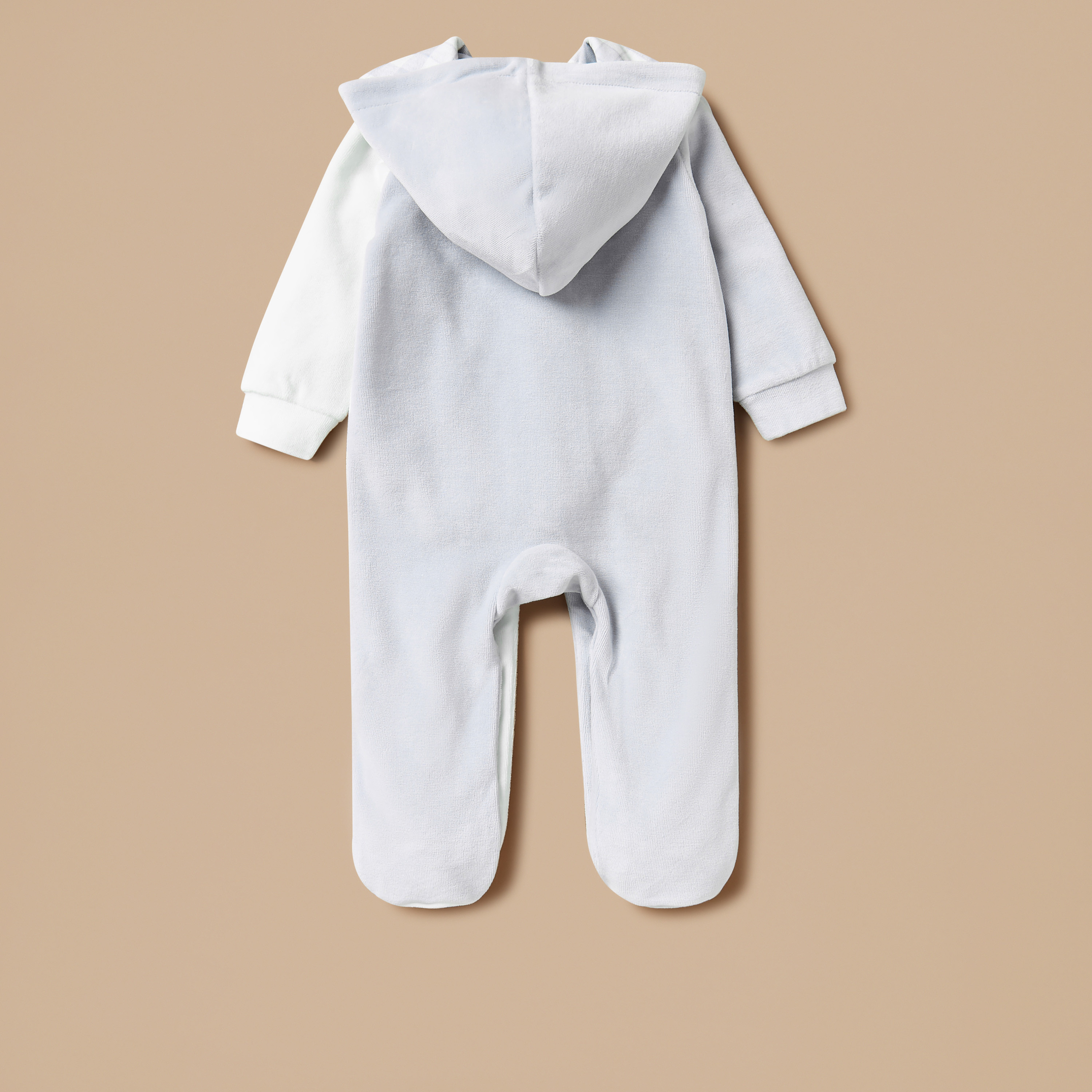 بدلة نوم مغلقة القدمين بقبعة وزخارف بطريق من جيجلز-baby-boys-clothing-nightwear-sleepsuits-image-2