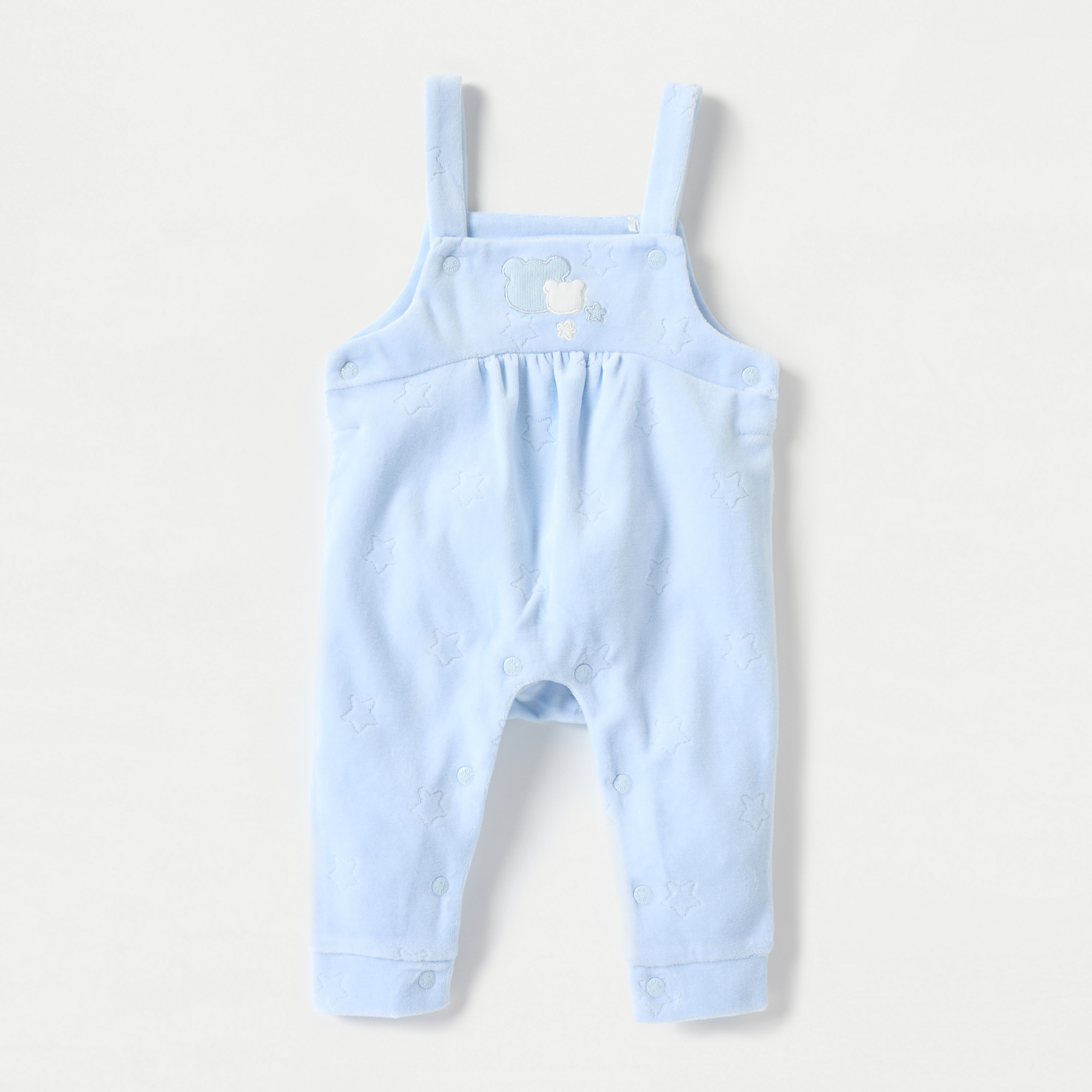 Giggles Applique Detail Dungaree and T-shirt Set-baby-boys-clothing-winterwear-rompers-image-3