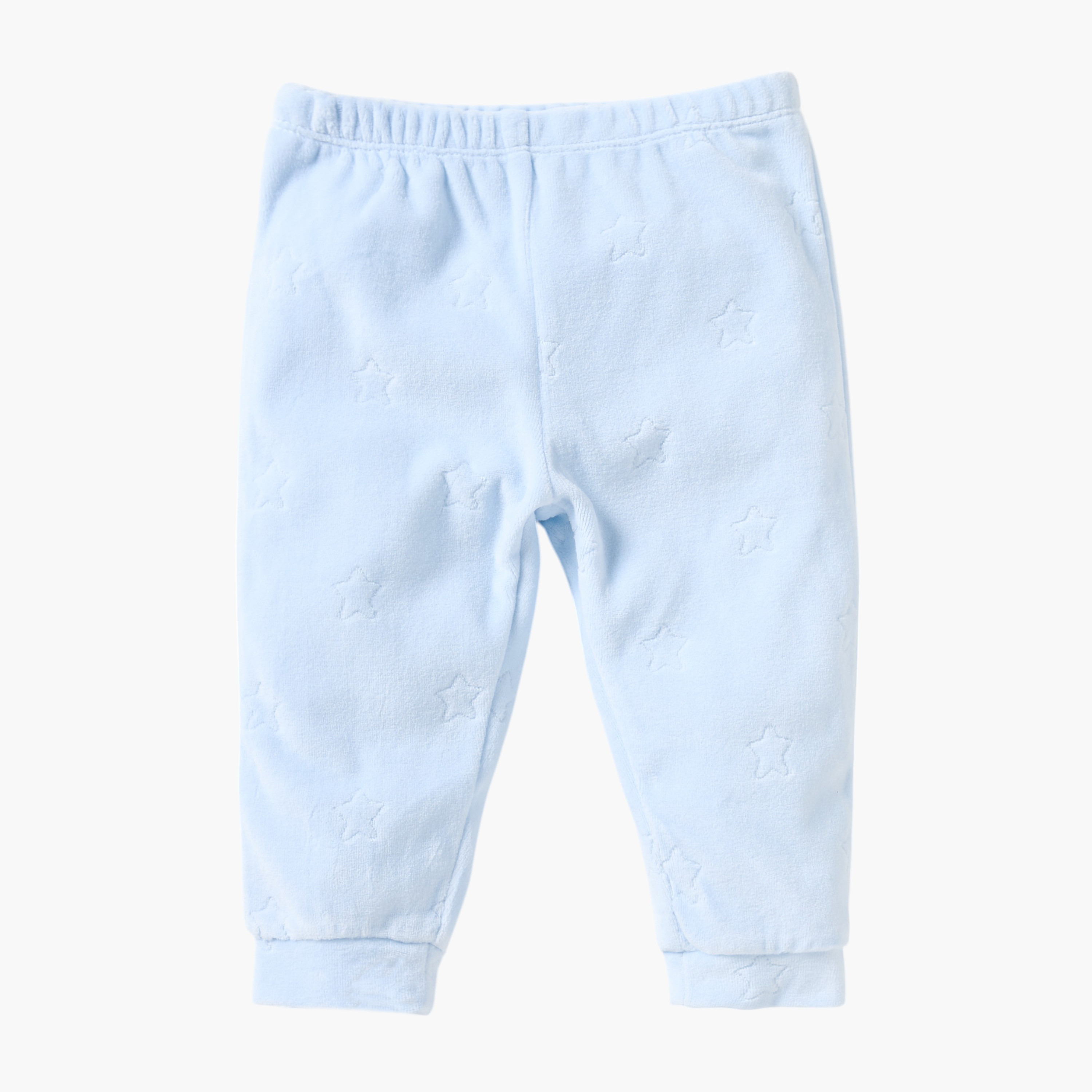 طقم بنطلون بيجاما وبلوزة قطيفة بنقوش من جيجلز-baby-boys-clothing-nightwear-pyjamasets-image-3