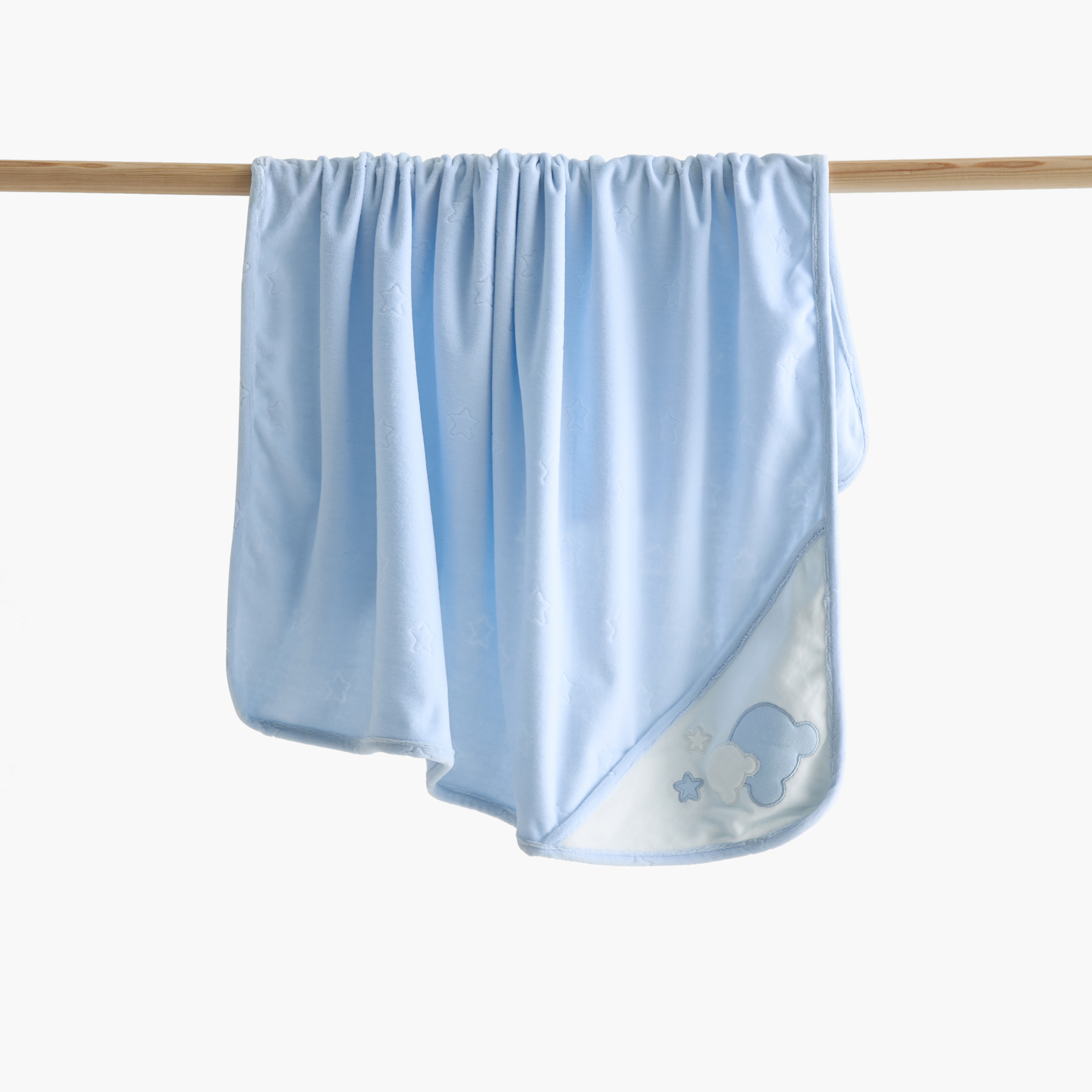 بطّانية حديثي ولادة مزخرفة من جيجلز - 70x70 سم-baby-nursery-blanketsandswaddles-receivingblankets-image-1