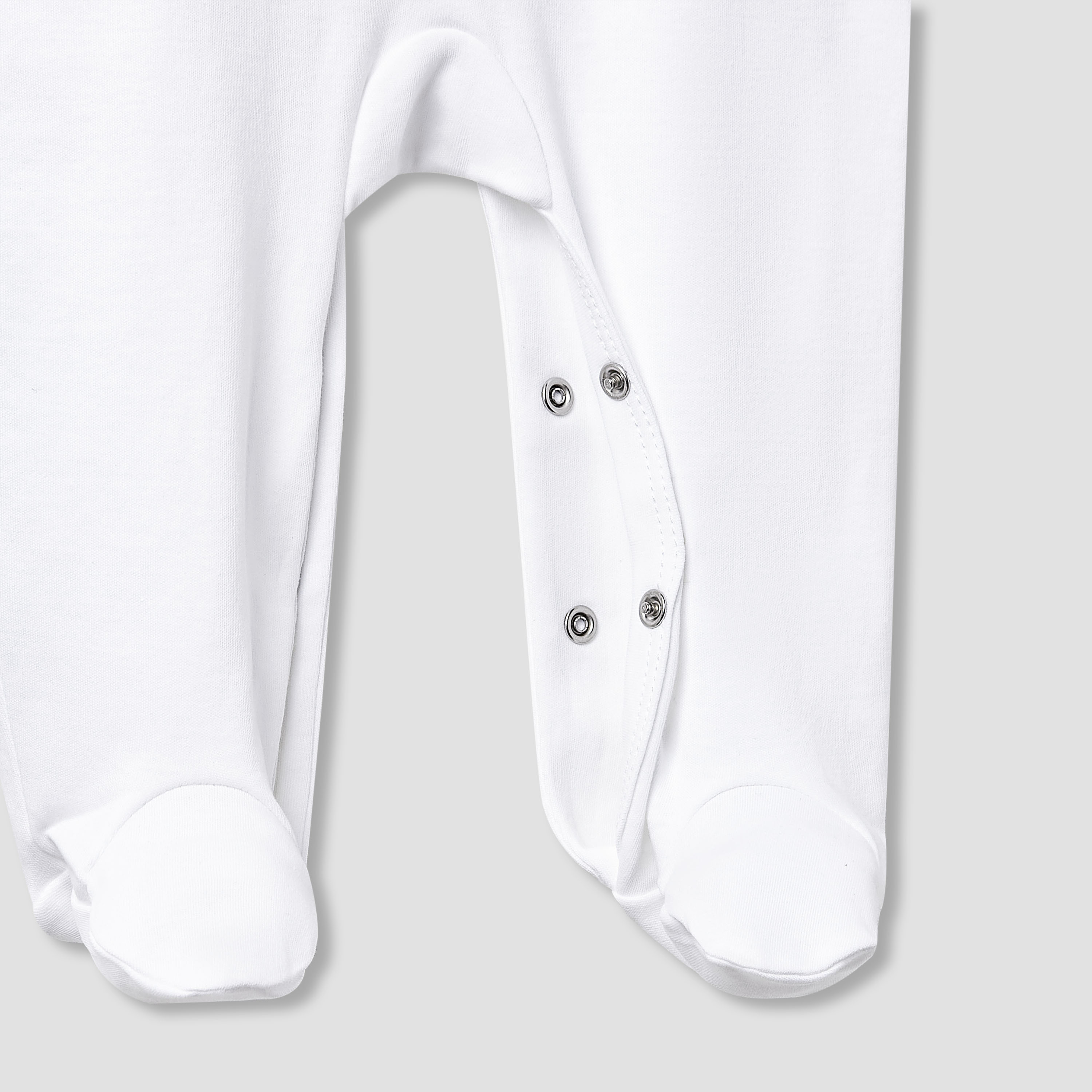 Giggles Collared Sleepsuit with Snap Button Closure - Long Sleeves-baby-girls-clothing-nightwear-sleepsuits-image-4