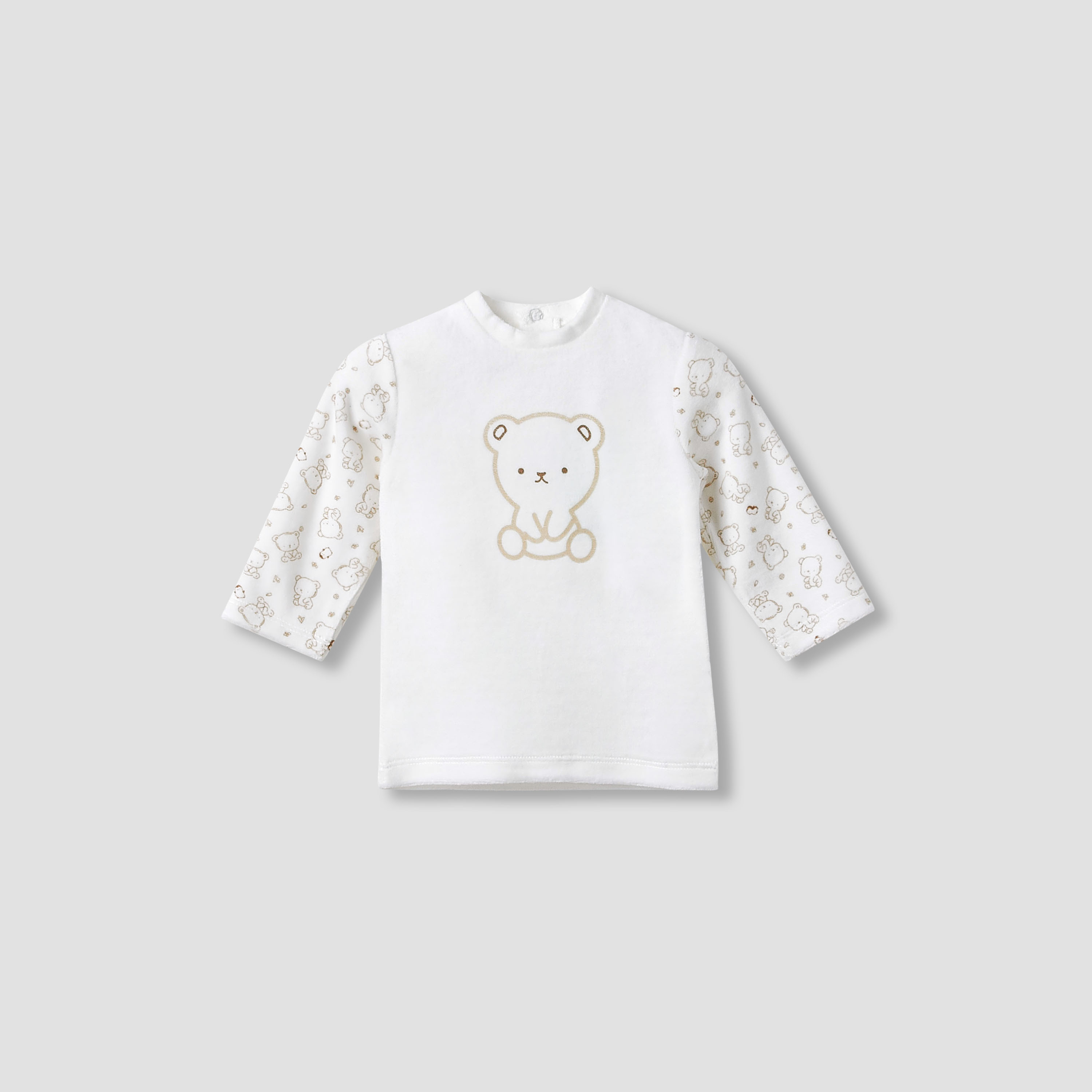 Juniors Pyjama Set with Bear Print - Long Sleeves - Crew Neck-baby-boys-clothing-nightwear-pyjamasets-image-2