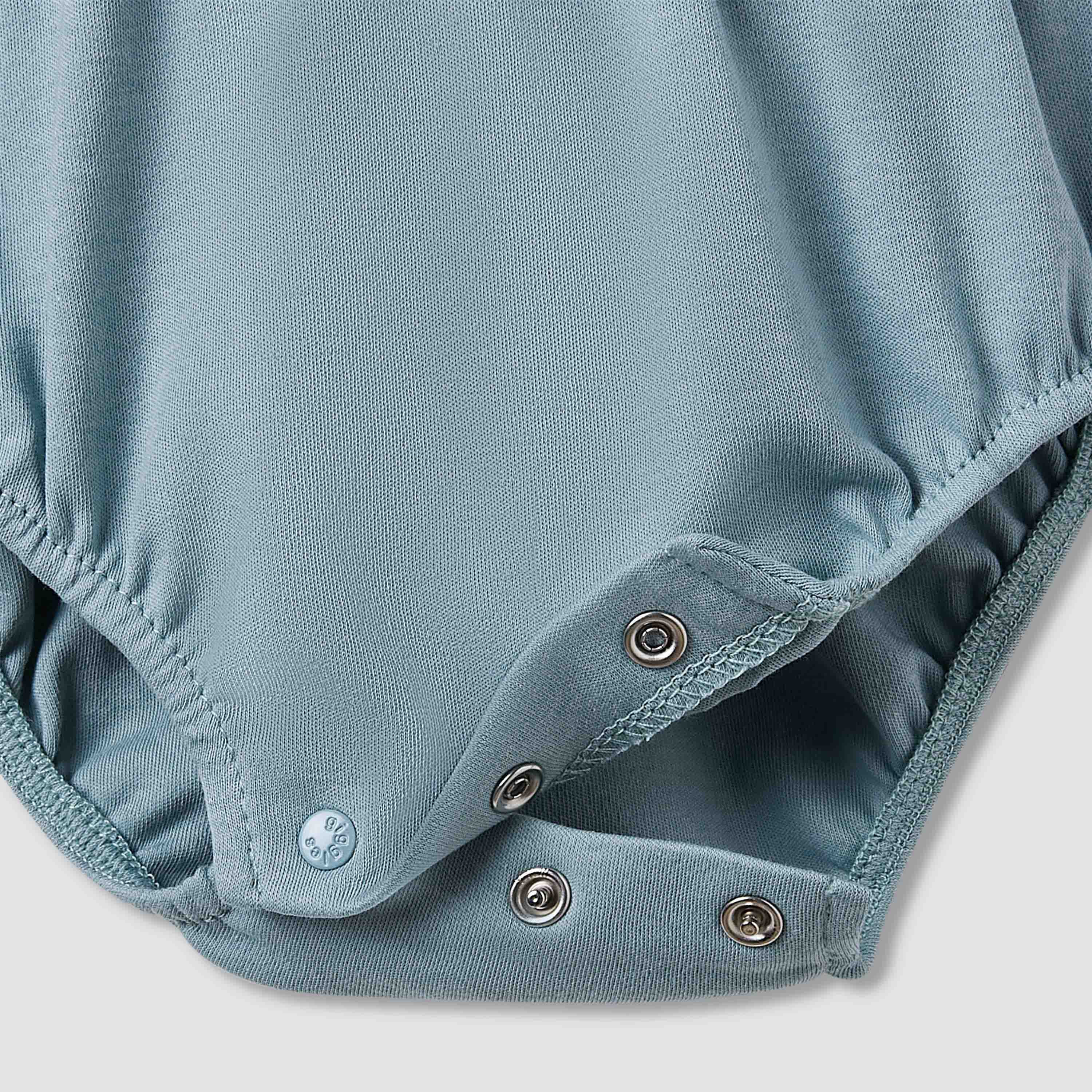 Giggles Collared Bodysuit with Snap Button Closure - Short Sleeves-baby-boys-clothing-bodysuits-image-4