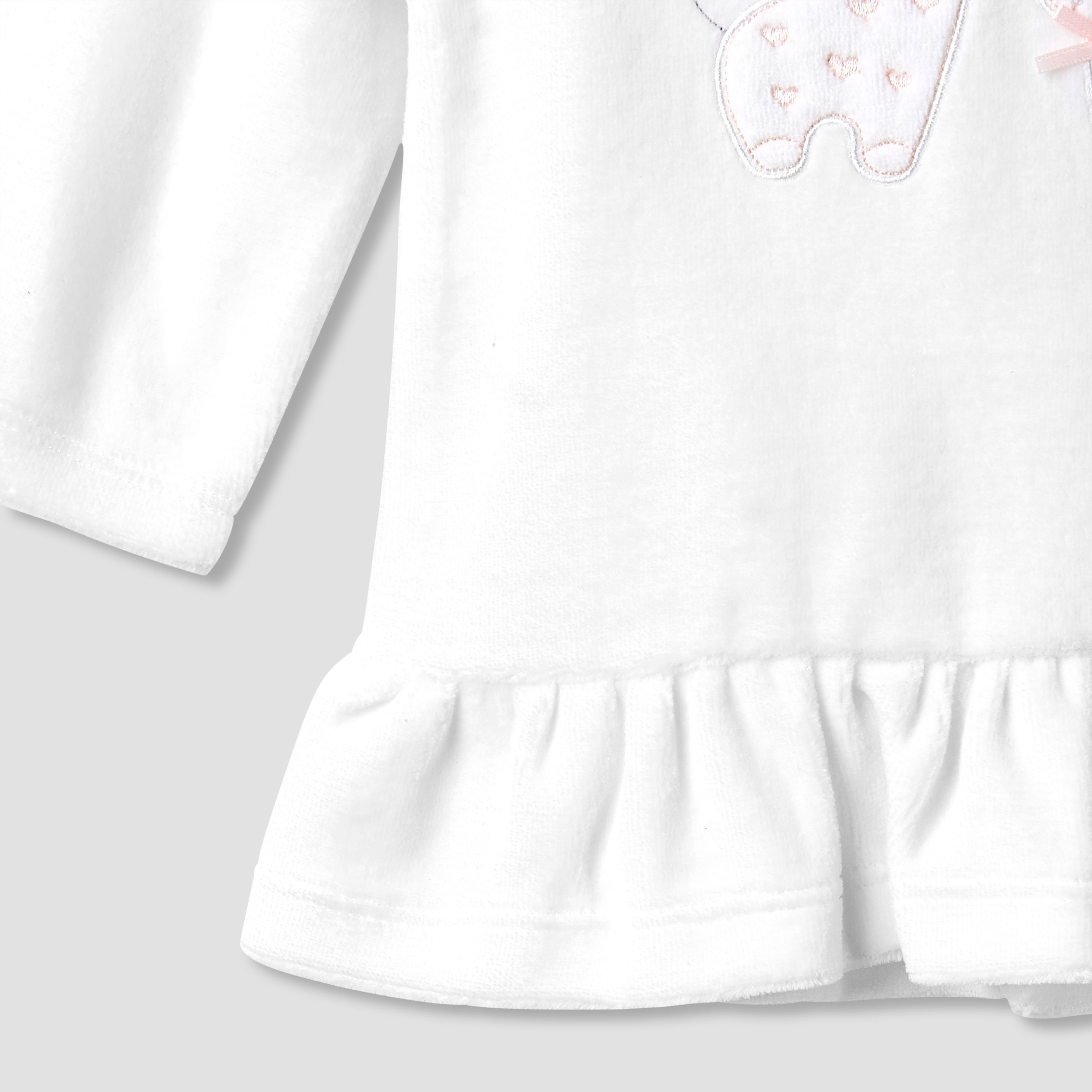 طقم بيجاما بياقة وأكمام طويلة وتطريز زرافة من جونيورز-baby-girls-clothing-nightwear-pyjamasets-image-5