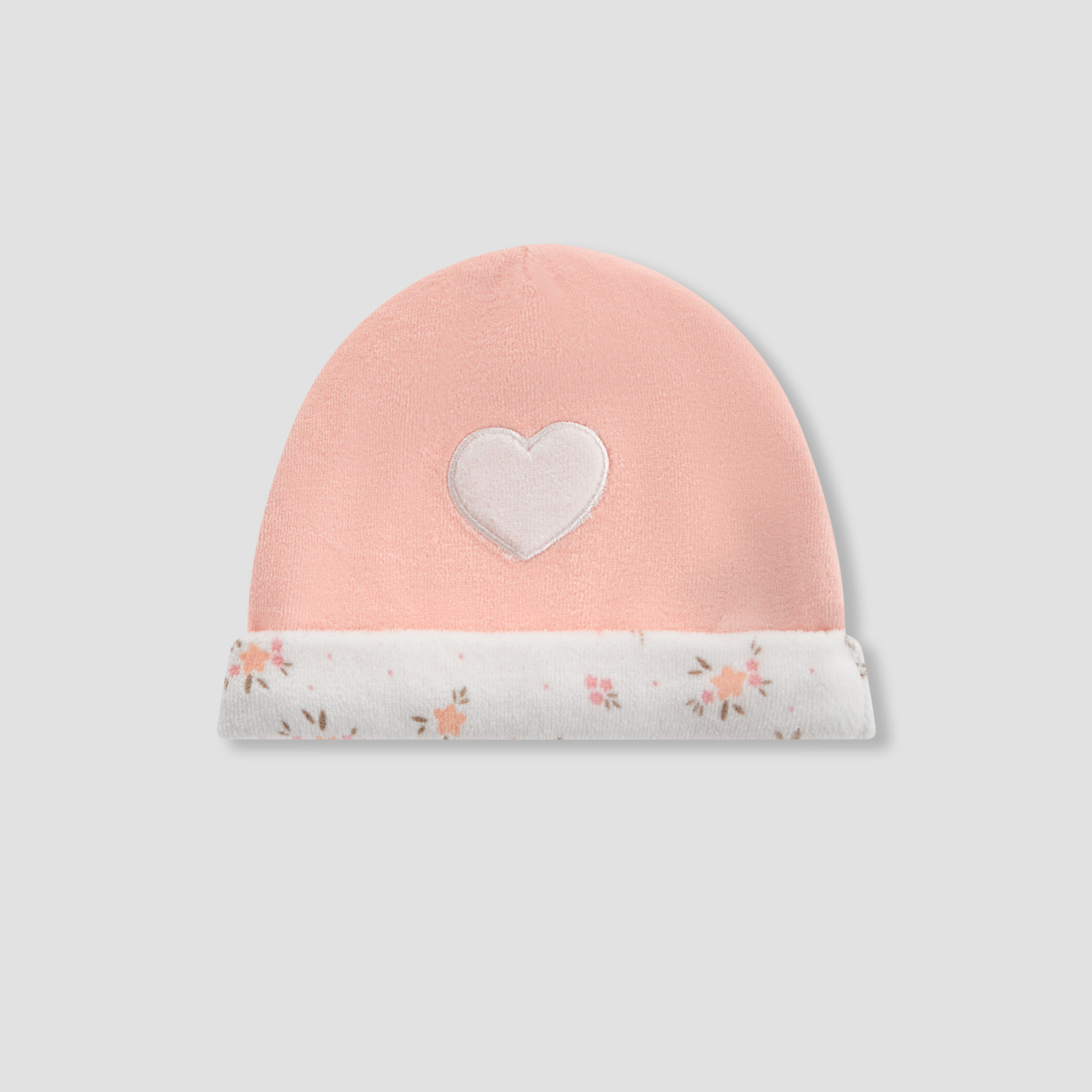 Juniors Girls Cap with Heart Applique-baby-girls-accessories-caps-image-1