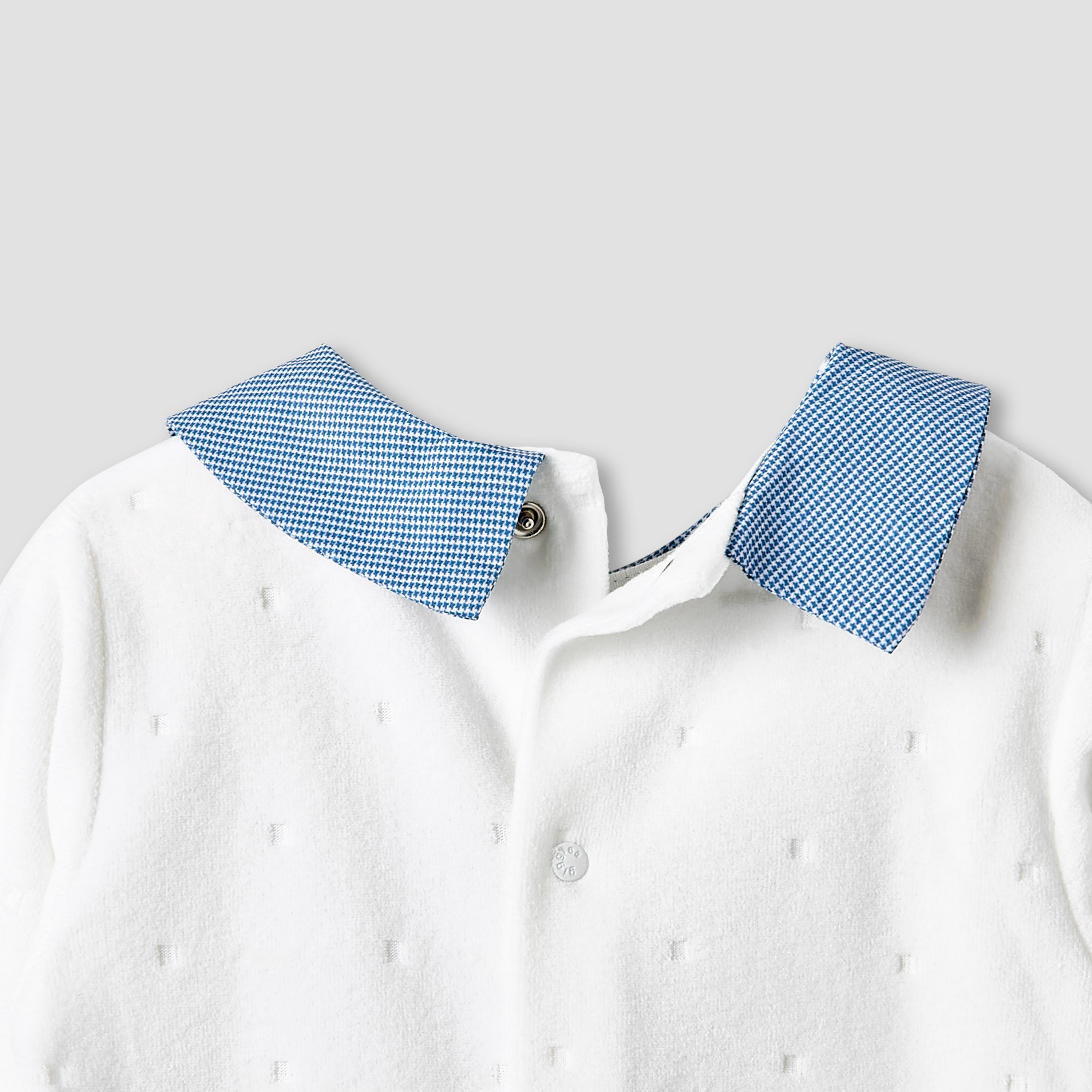 Giggles Collared Sleepsuit with Embroidered Detail - Long Sleeves-baby-boys-clothing-winterwear-sleepsuits-image-5