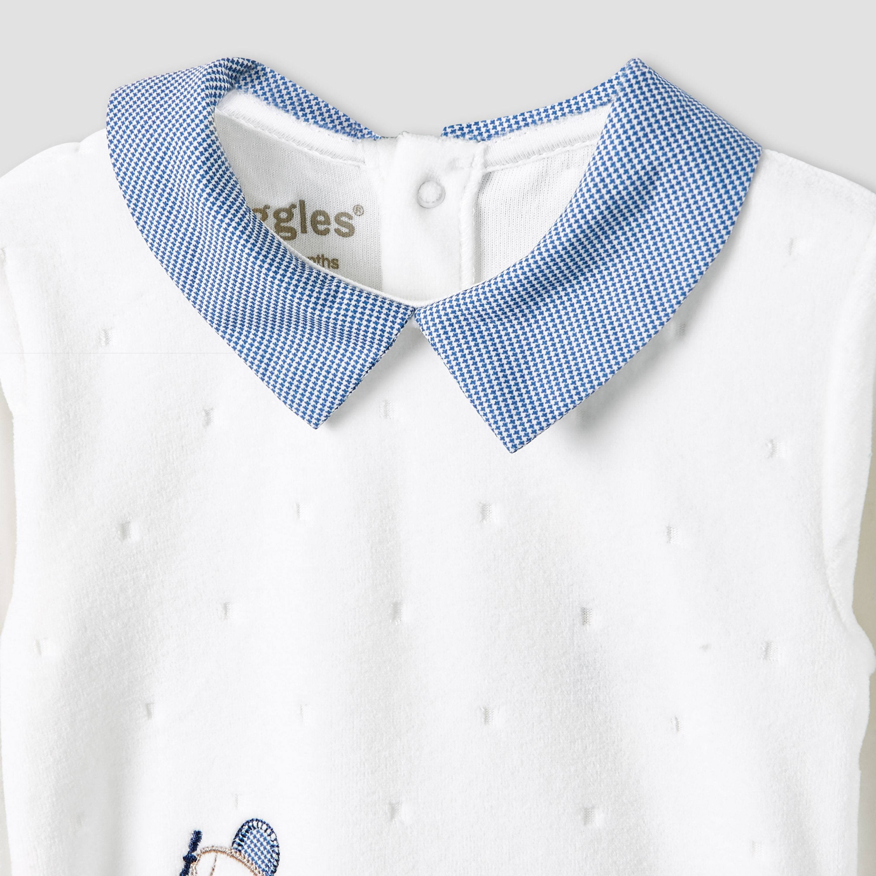 Giggles Pyjama Set with Embroidery - Long Sleeves - Collar-baby-boys-clothing-nightwear-pyjamasets-image-4