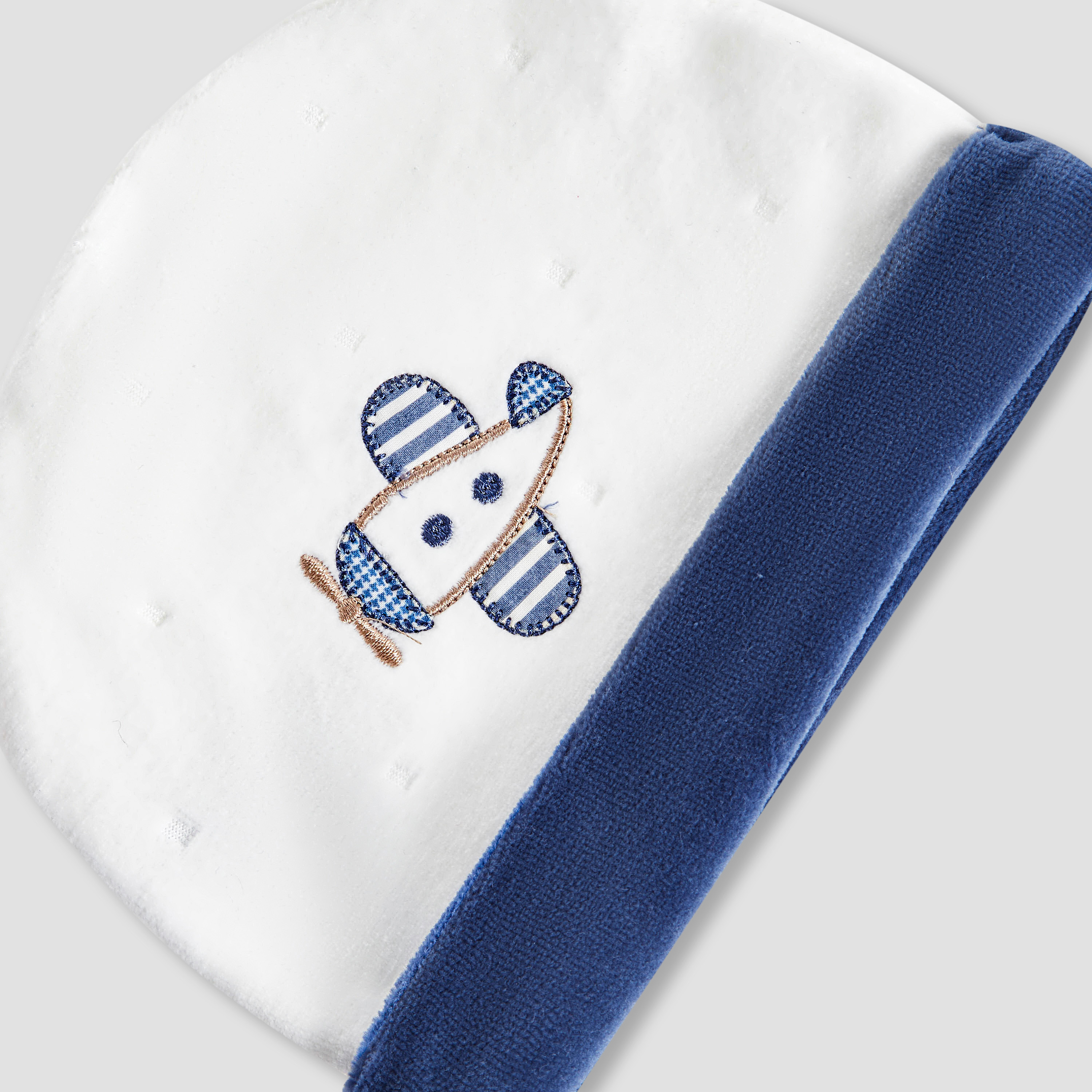Giggles Baby Cap with Aeroplane Embroidery-baby-boys-accessories-caps-image-4