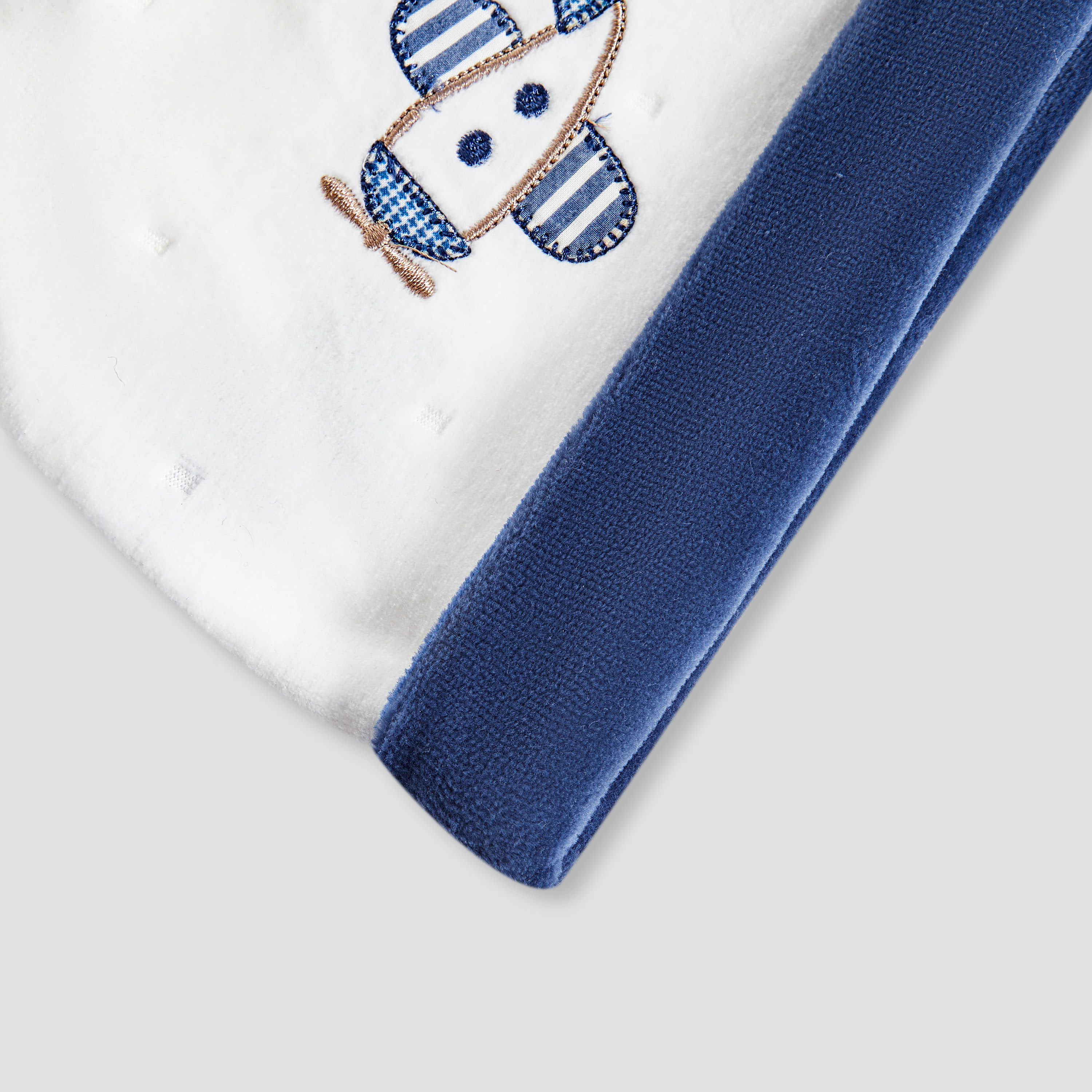 Giggles Baby Cap with Aeroplane Embroidery-baby-boys-accessories-caps-image-5