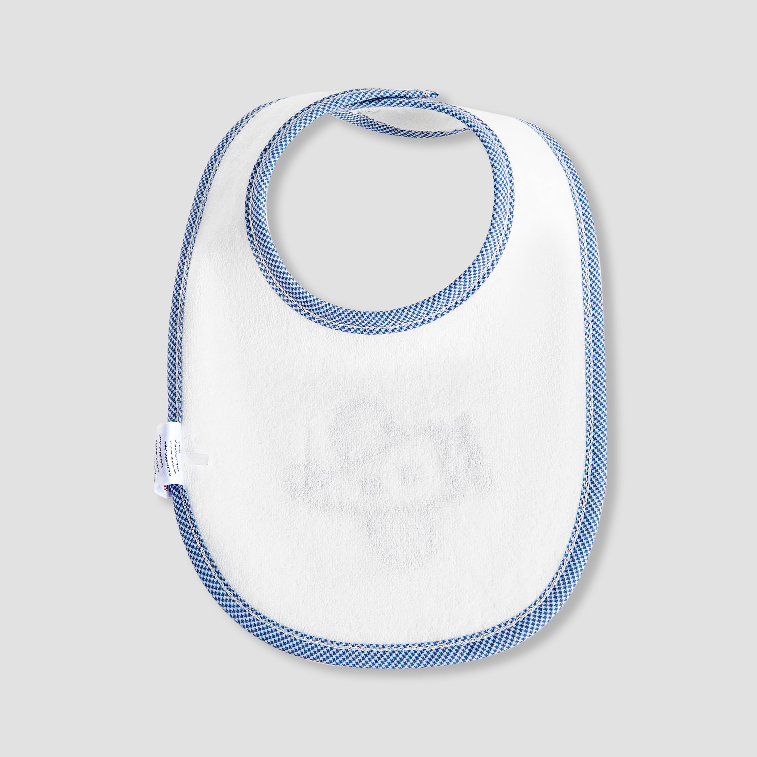 Giggles Baby Bib with Aeroplane Embroidery - Cotton Blend-baby-feeding-bibs-image-2