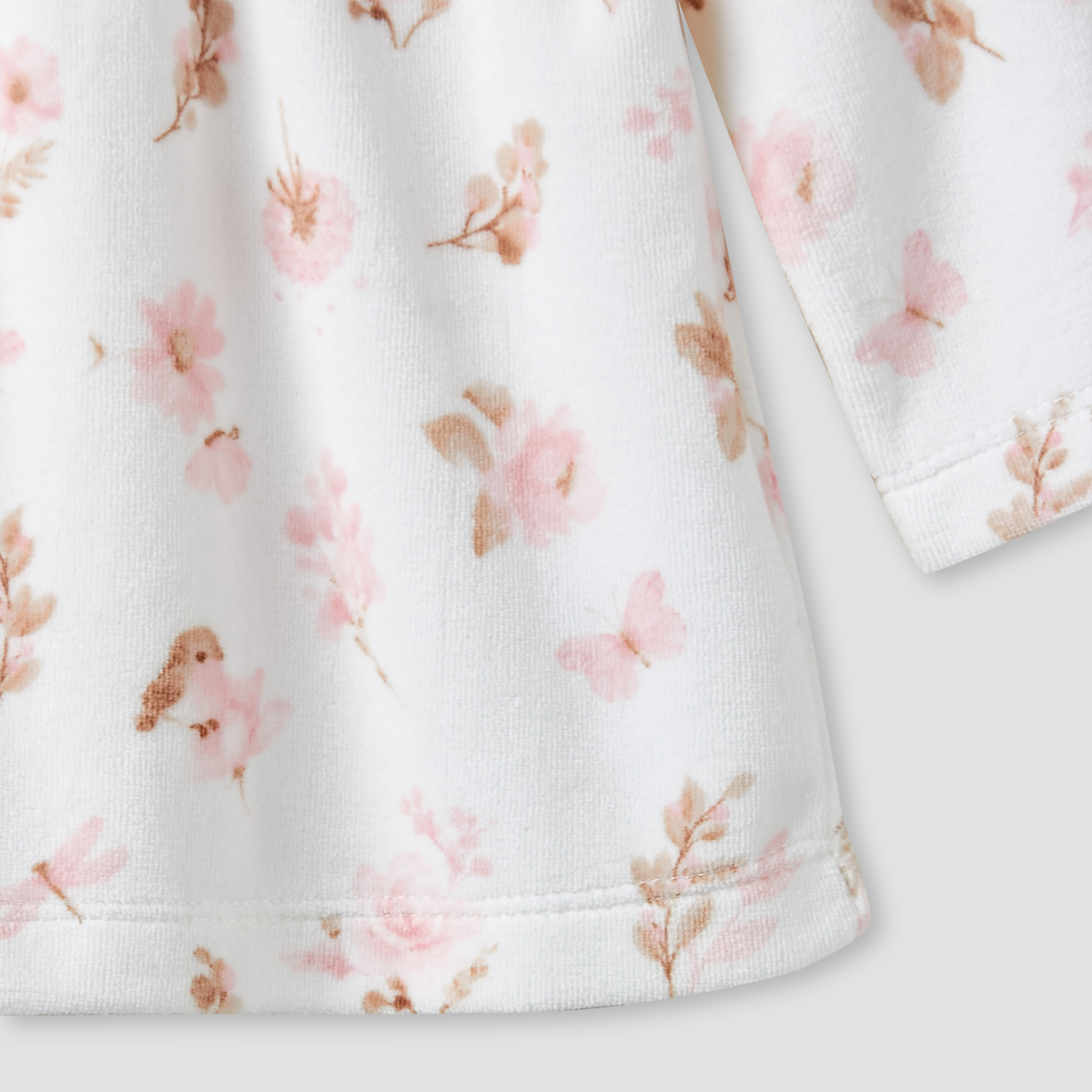 Giggles Pyjama Set with Floral Print - Long Sleeves - Peter Pan Collar-baby-girls-clothing-nightwear-pyjamasets-image-5