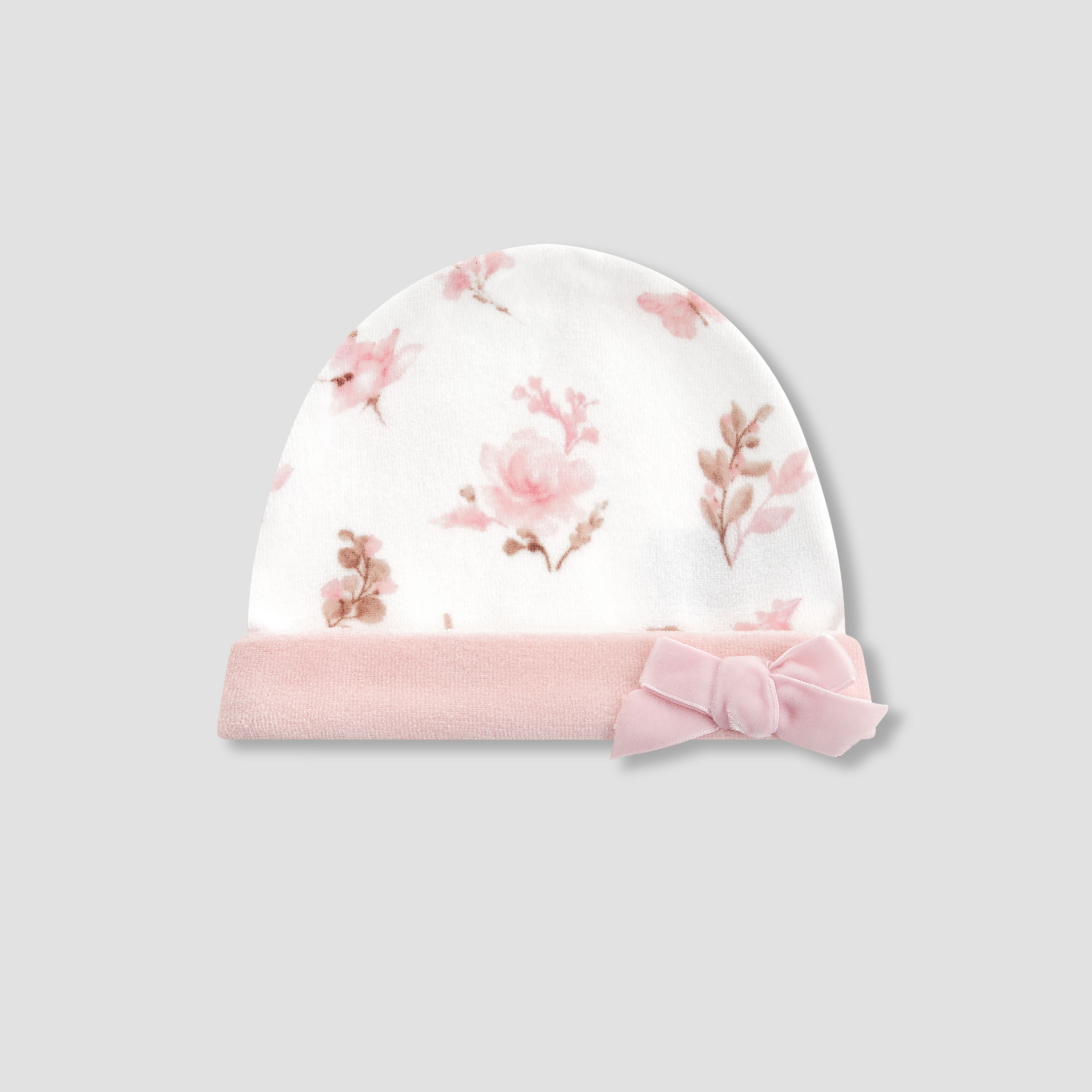 Giggles Girls Cap with Floral Print-baby-girls-accessories-caps-image-1