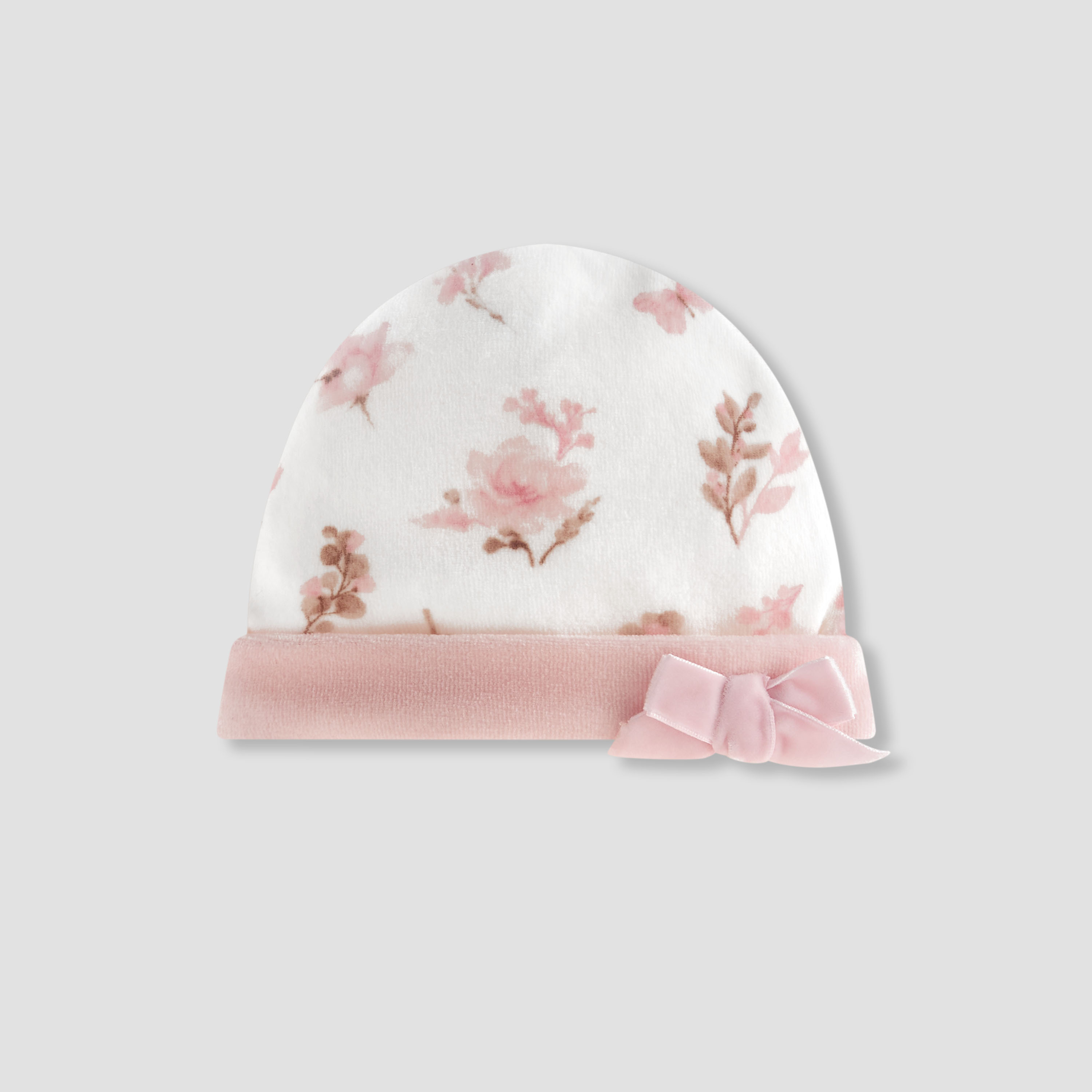 Giggles Girls Cap with Floral Print-baby-girls-accessories-caps-image-2