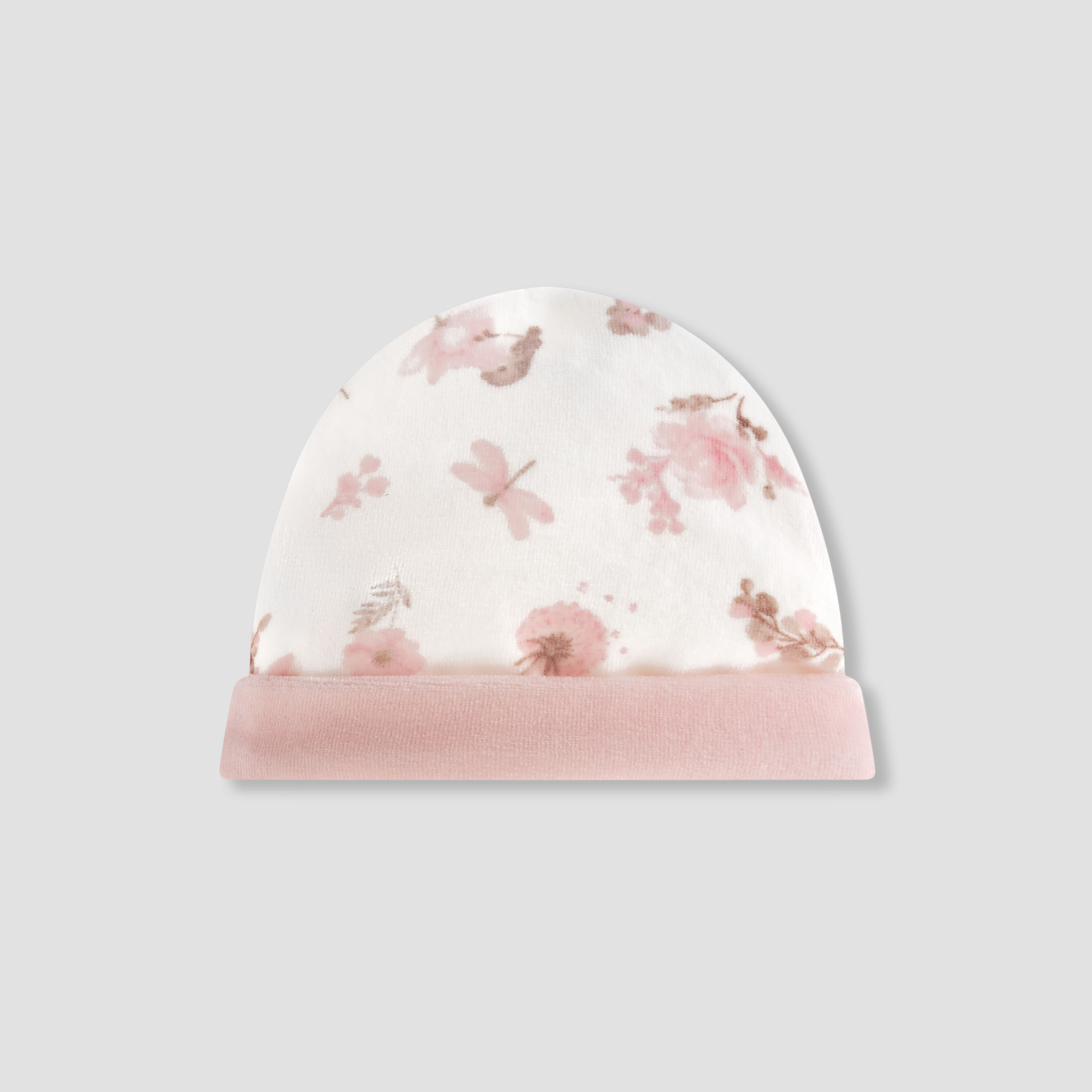 Giggles Girls Cap with Floral Print-baby-girls-accessories-caps-image-3
