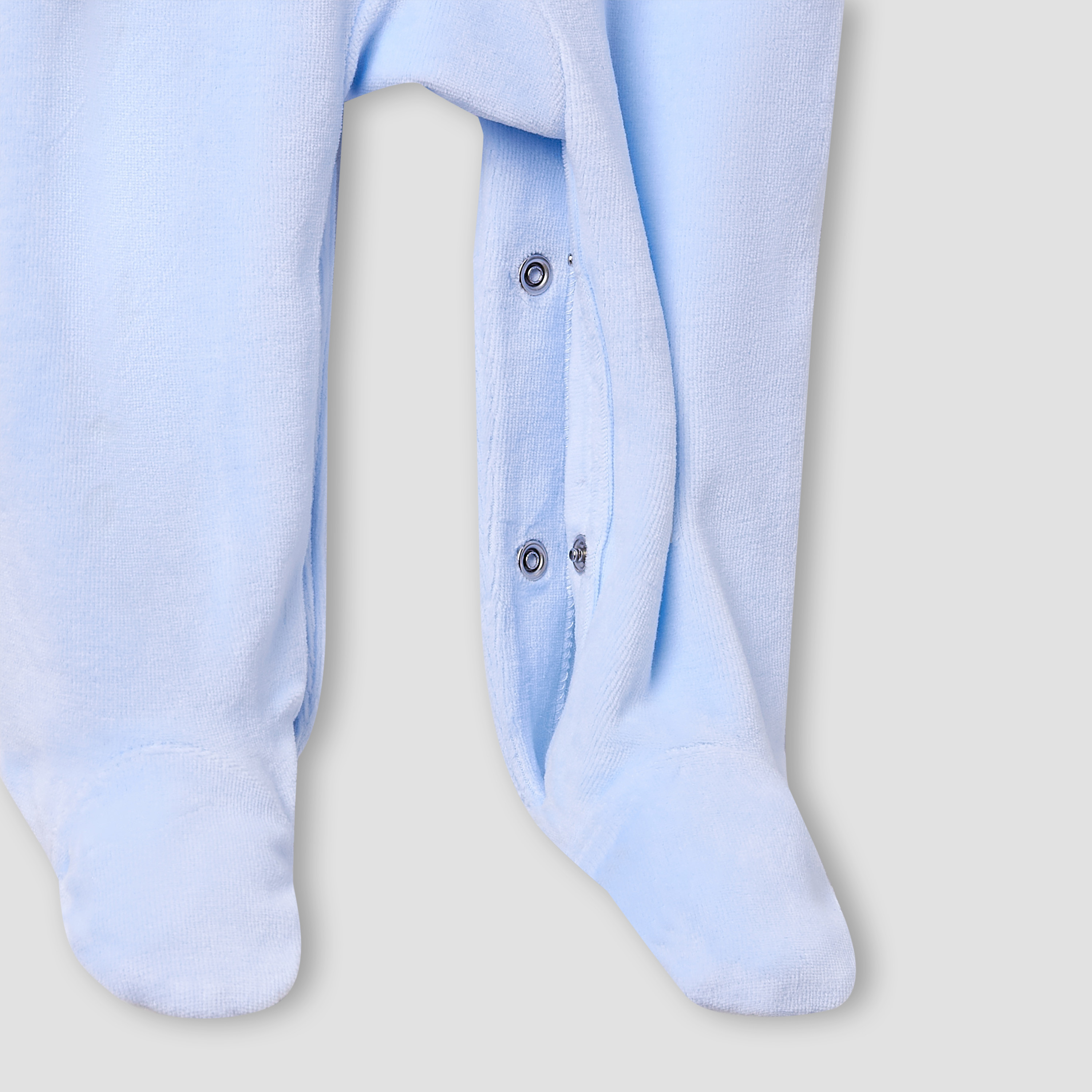 Giggles Collared Sleepsuit with Star Texture - Long Sleeves-baby-boys-clothing-winterwear-sleepsuits-image-4