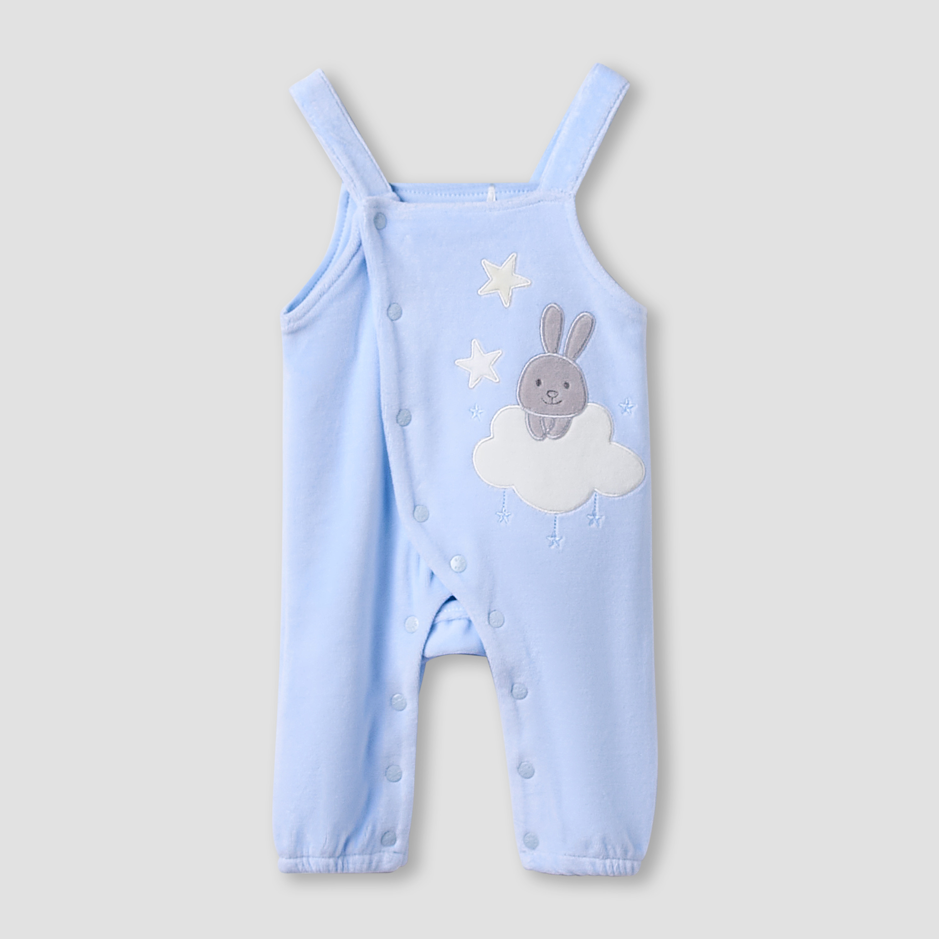 طقم دنغري بحمالات قابلة للتعديل - وياقة مستديرة - بدون أكمام للبنات من جيجلز-boys-clothing-rompersanddungarees-image-5