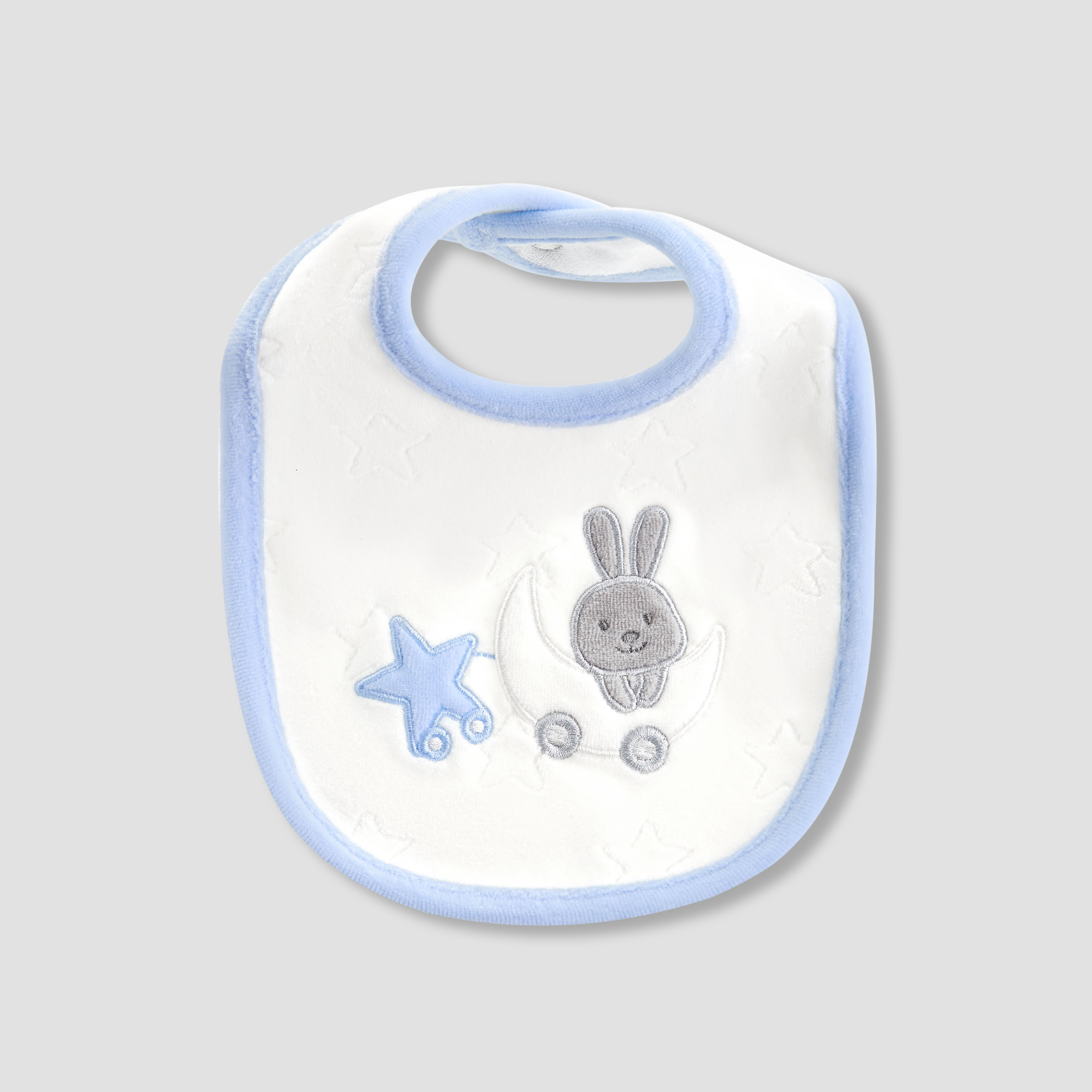 Giggle Baby Bib with Embroidered Detail-baby-feeding-bibs-image-1