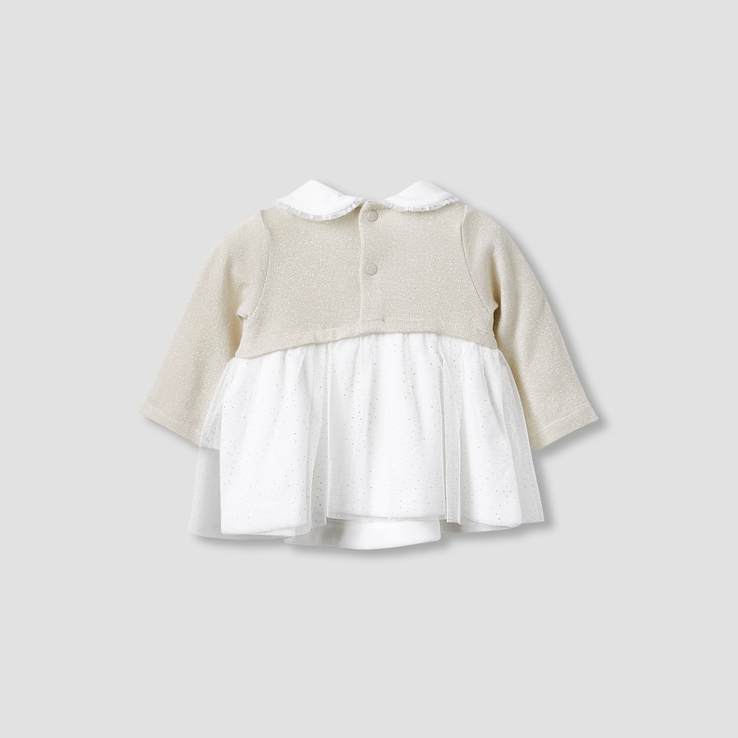 فستان إيه لاين بأكمام طويلة وياقة بيتر بان وتطريز زهري للبنات من جيجلز-baby-girls-clothing-dressesandjumpsuits-image-2