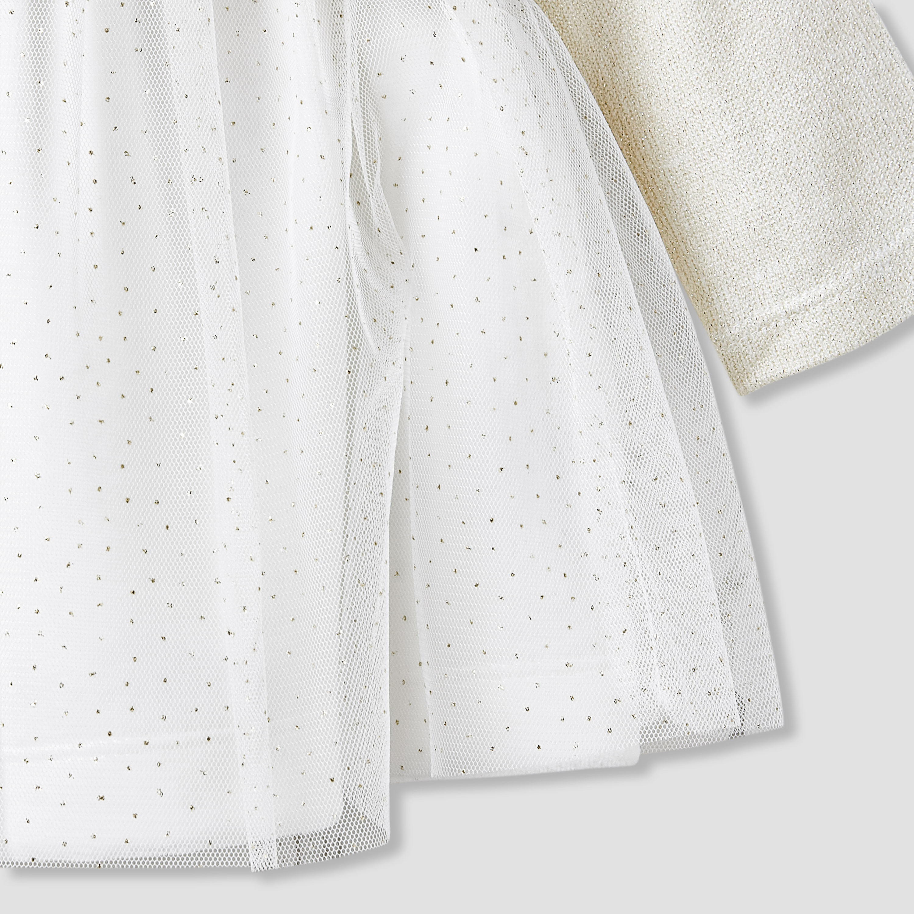 فستان إيه لاين بأكمام طويلة وياقة بيتر بان وتطريز زهري للبنات من جيجلز-baby-girls-clothing-dressesandjumpsuits-image-4