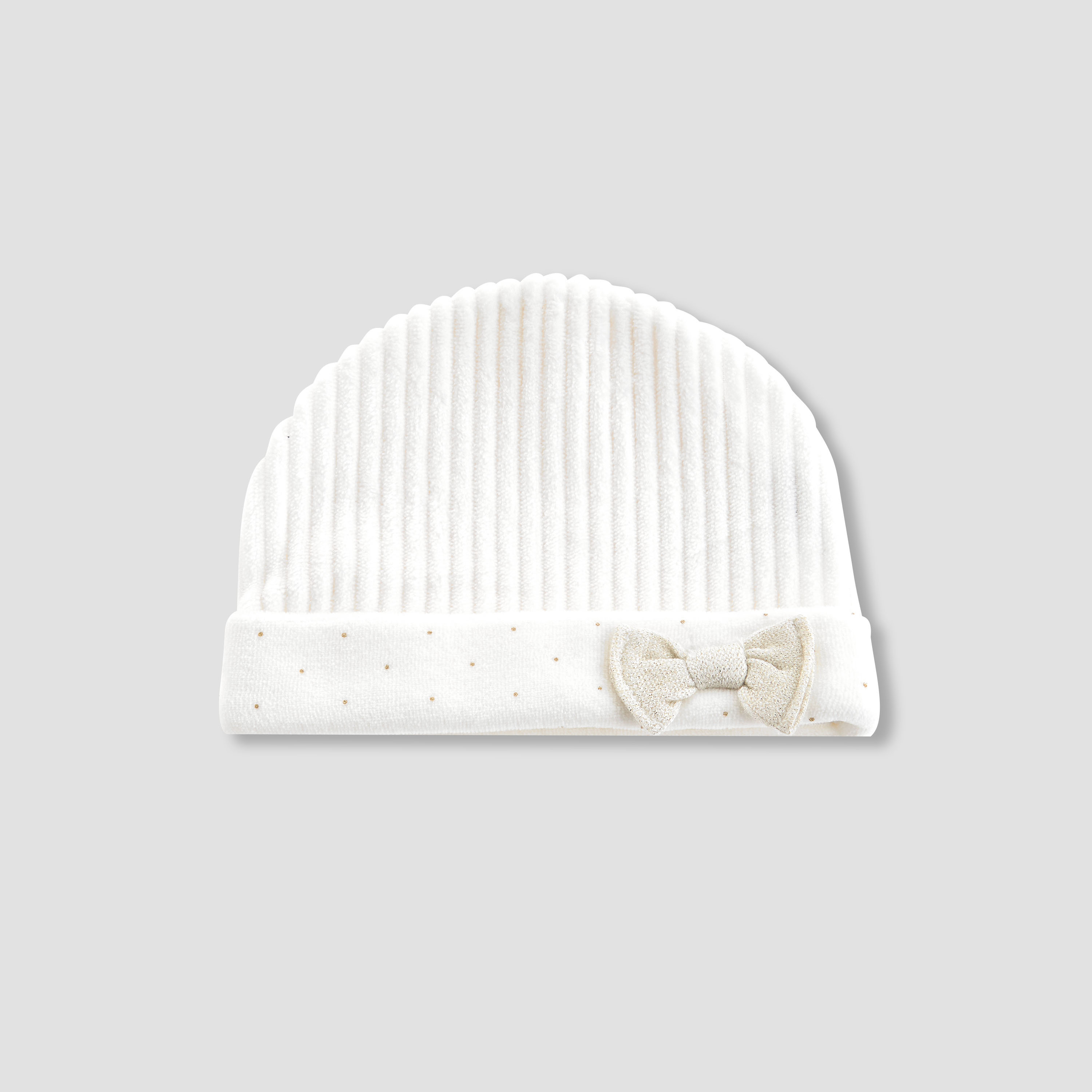 Giggles Girls Cap with Bow Detail-baby-girls-accessories-caps-image-1