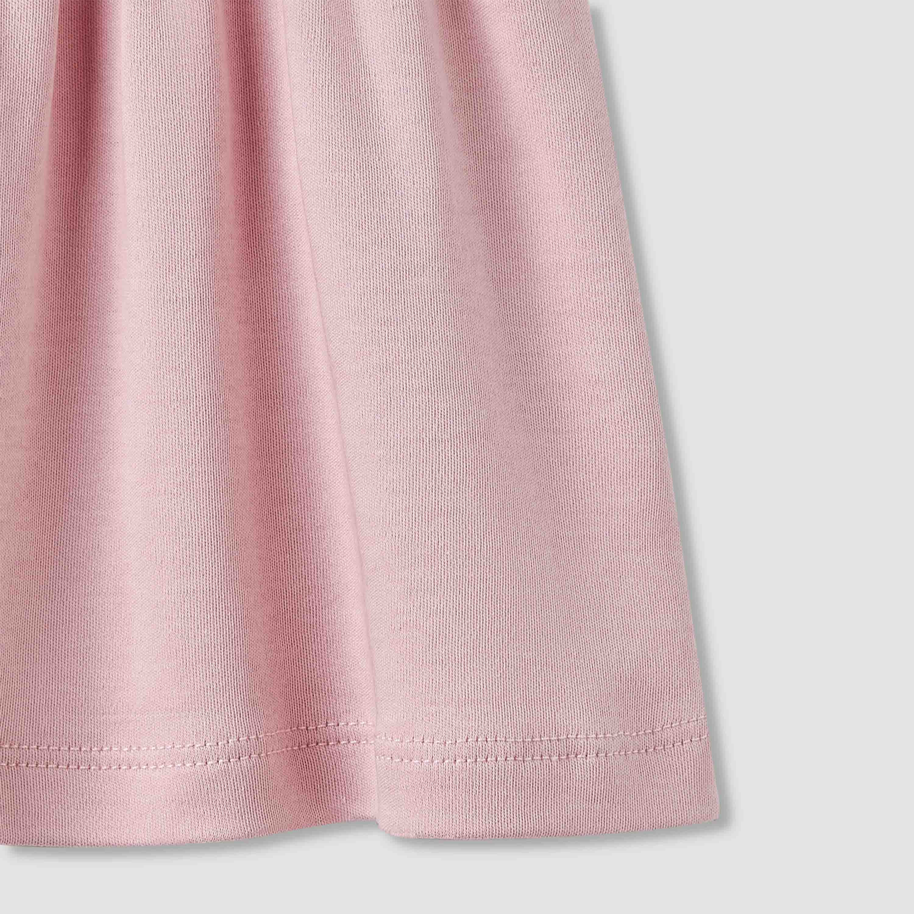 Giggles Girls A-line Dress with Smock Detail - Cotton - Short Sleeves - Peter Pan Collar-baby-girls-clothing-dressesandjumpsuits-image-4